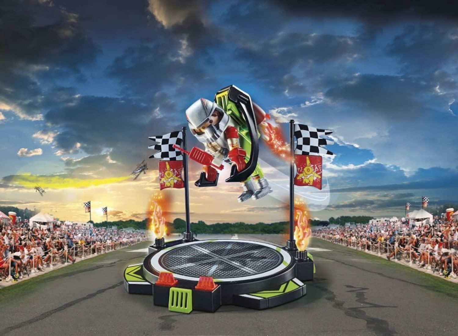 Playmobil® Stuntshow Jetpack-Flieger Konstruktions-Spielset, (Jetpack-Flieger), Made in Europe