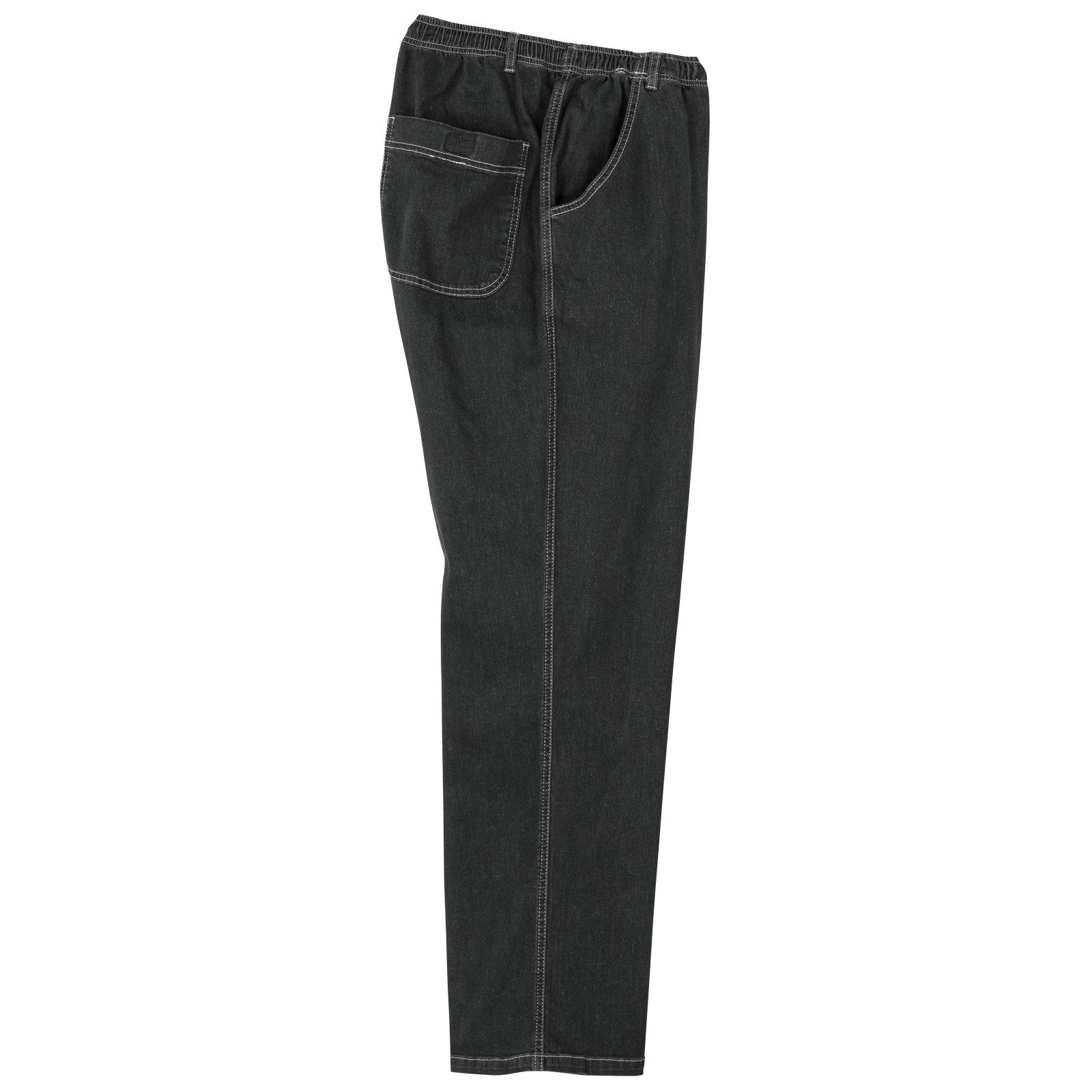 Stretch-Jeans Abraxas Schlupf-Stretchjeans Übergröße schwarz