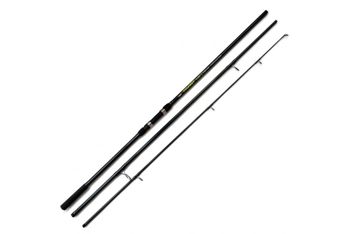 Karpfenrute "RATZ-FATZ" 3-teilig 3.3 m-3.9 m 3.0-3.5 LB Karpfen Bodenangeln
