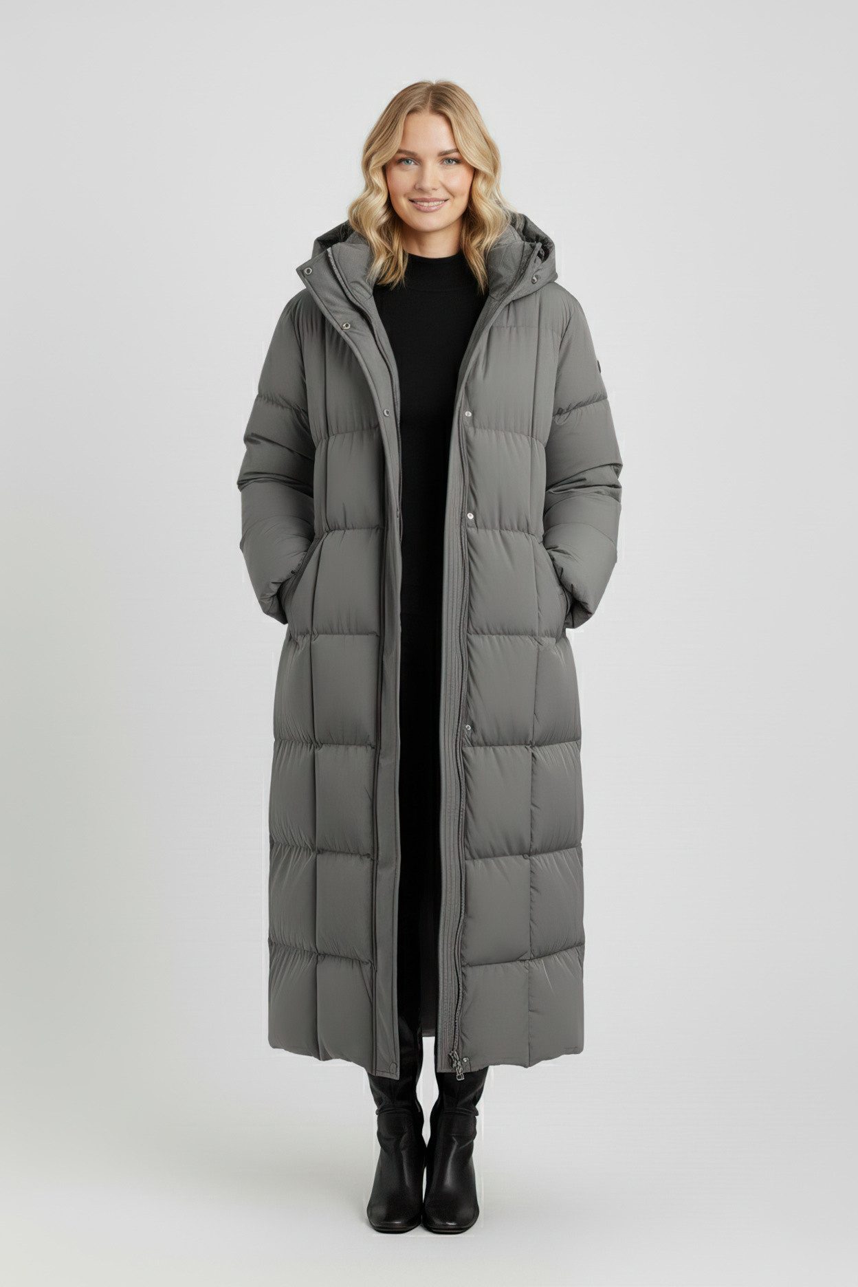 Copperose Parka Oversize Winterparka Steppmantel Langmantel günstig online kaufen