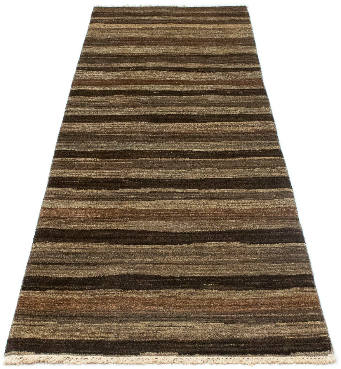 Rabatt Gabbeh Teppich handgeknüpft 18 mm, morgenland, handgeknüpft natur, Höhe: Wollteppich rechteckig,