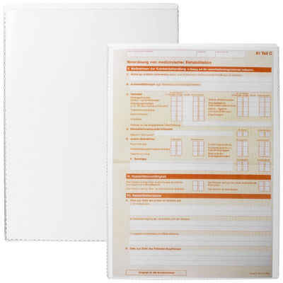 DURABLE Organisationsmappe 10 DURABLE Dokumentenhüllen transparent 14,8 x 21,0 cm