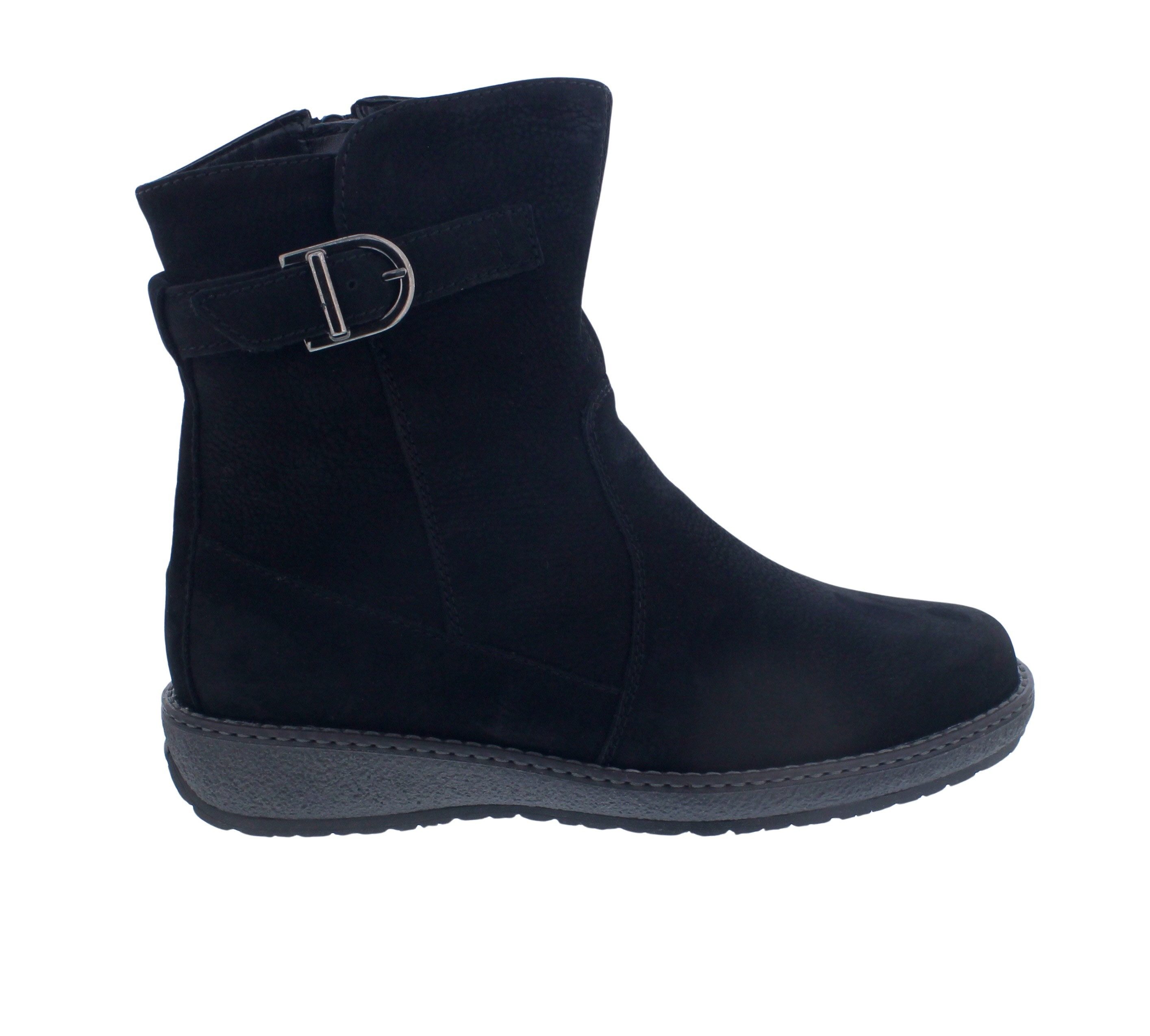 Waldläufer Hoja Bootie 533913-165-001, Futter echt Lammfell, Bear (Nub Reißverschlussstiefel