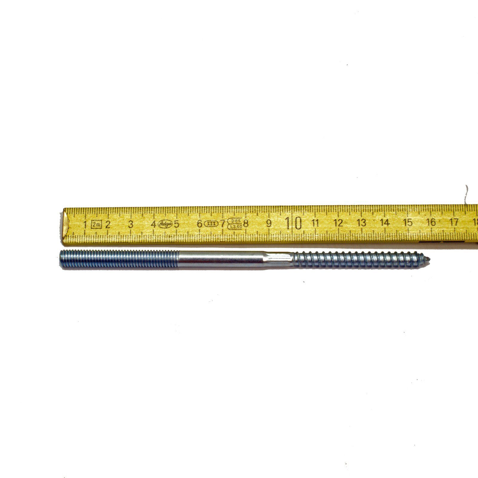 Symbionet mm verzinkt Stockschraube Holzschraube M8 Stockschraube Gewinde 160 x