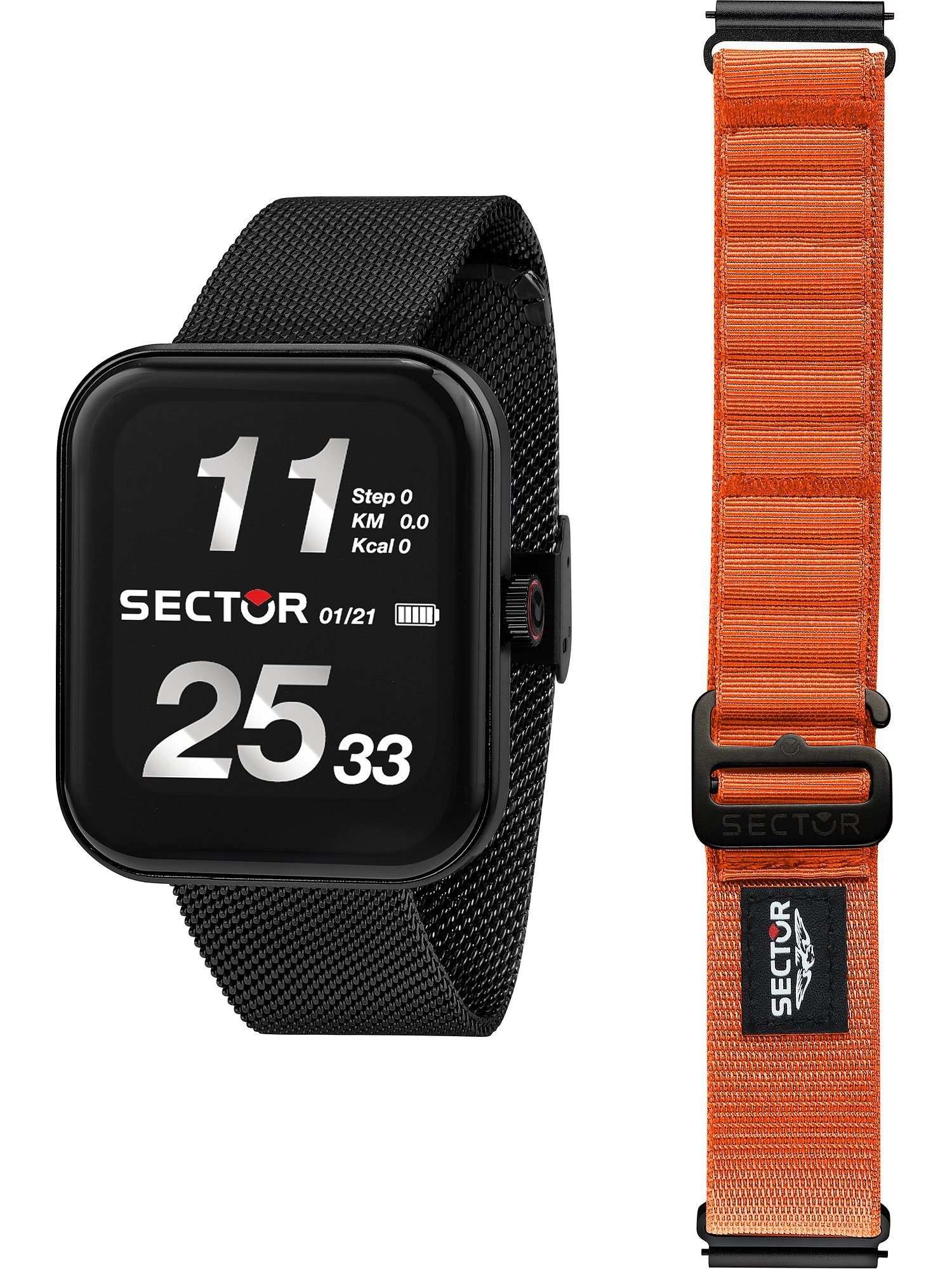 Sector Digitaluhr Sector Unisex-Uhren-Sets Digital Akku