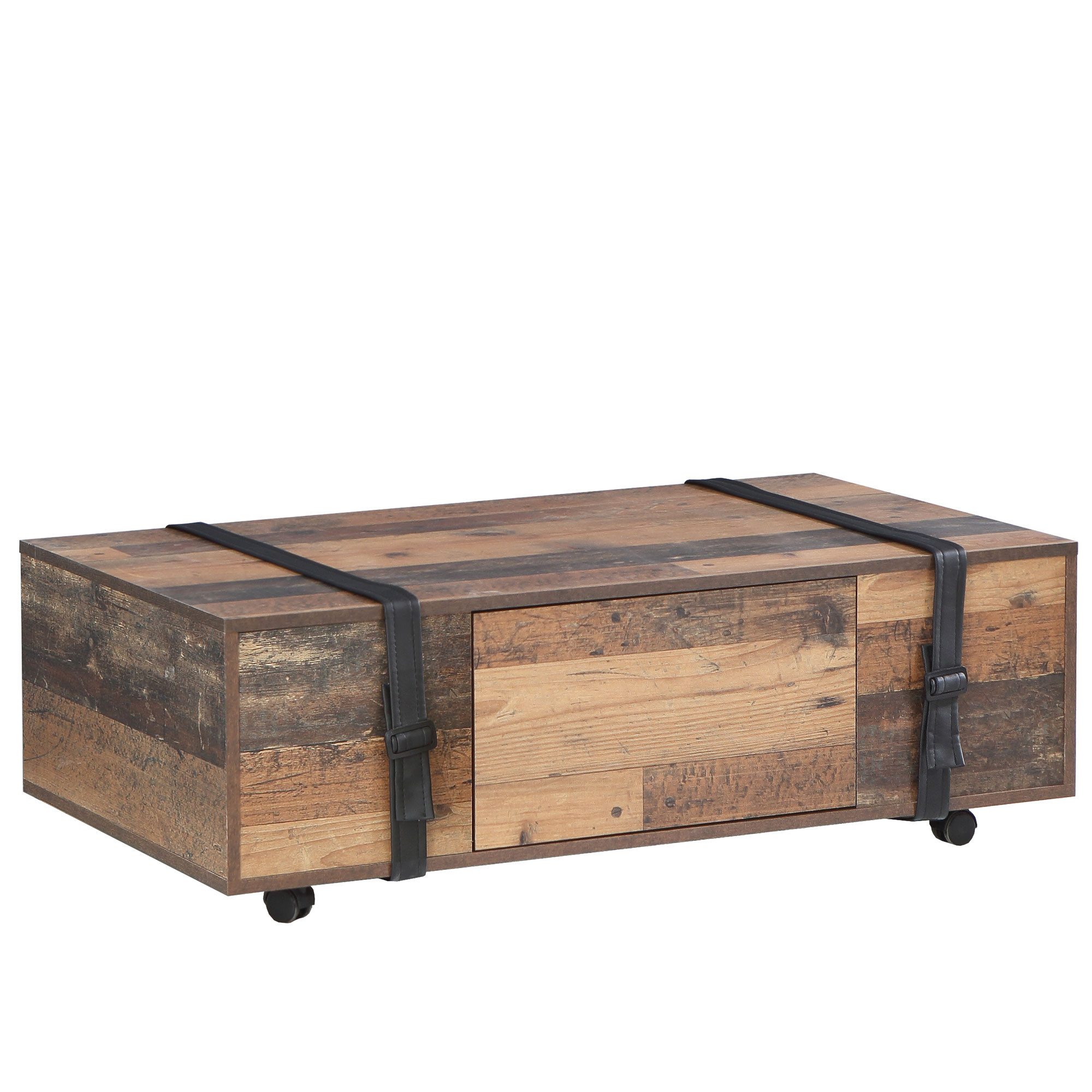 expendio Couchtisch Fortino 1, Old Wood Vintage Natur, 110x60x32 cm