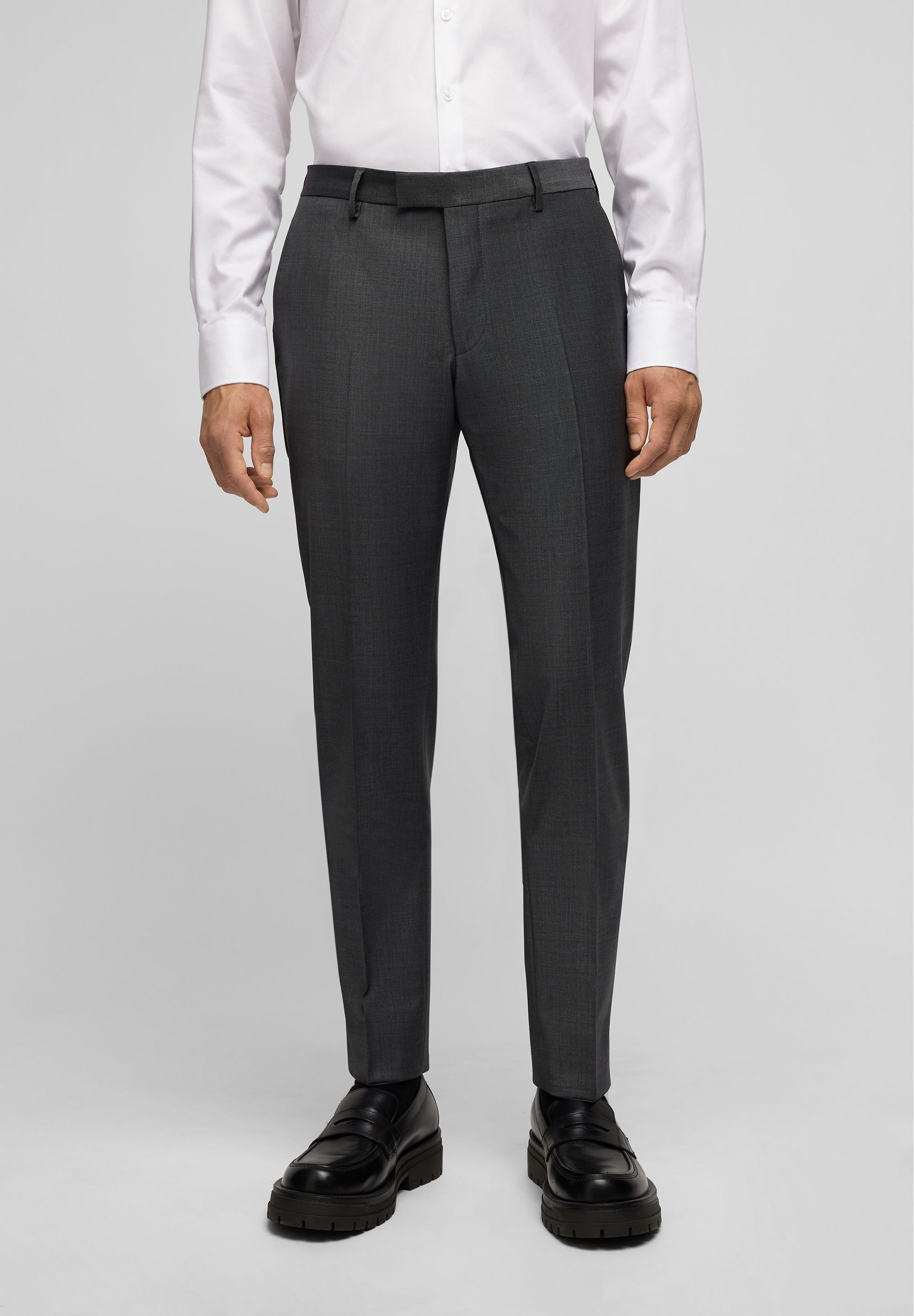 HECHTER PARIS Anzughose mit zweifarbigem Muster | Anzughosen