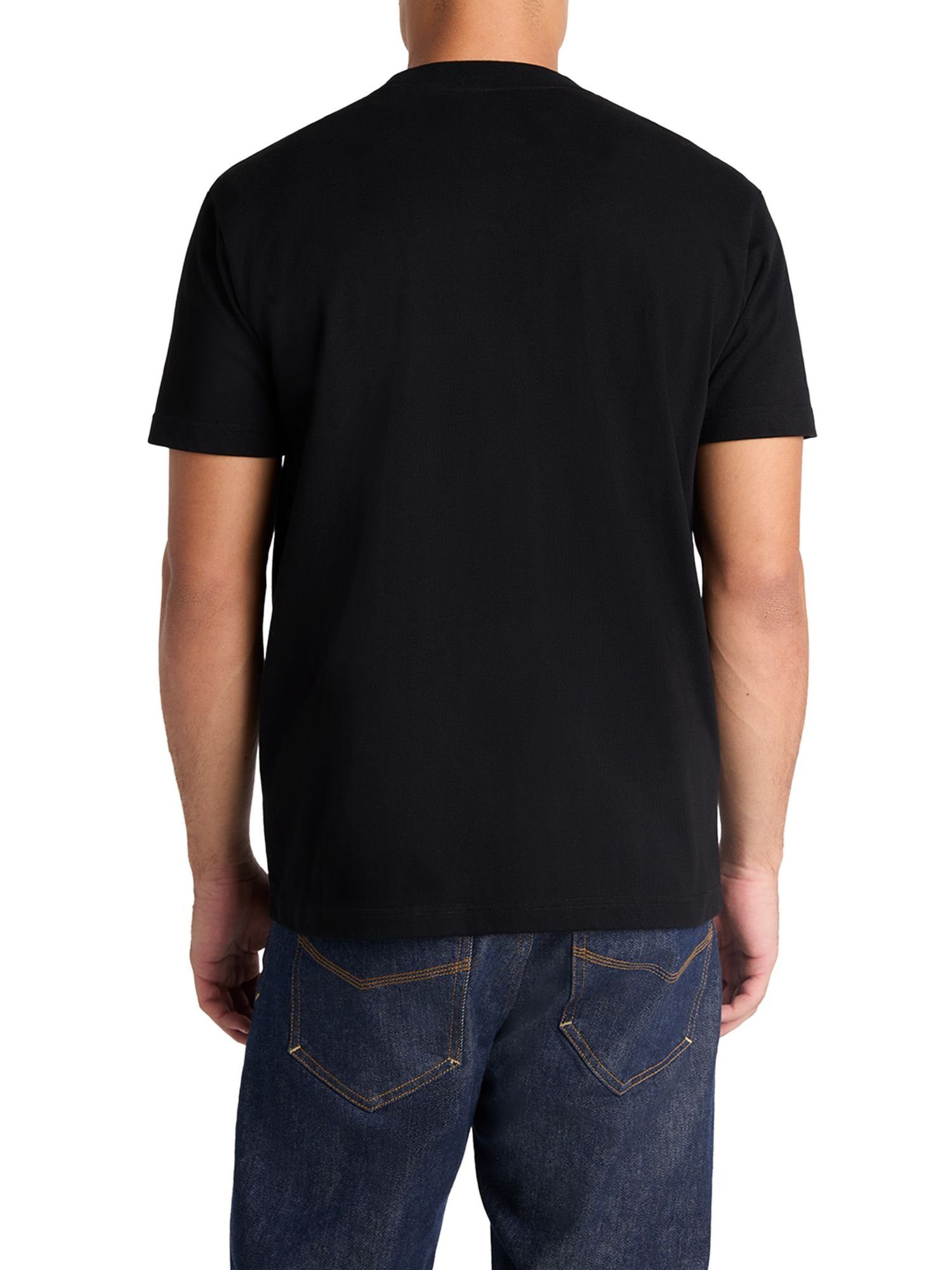 aus Logo-T-Shirt (1-tlg) Baumwolljersey Unisex Esprit T-Shirt BLACK
