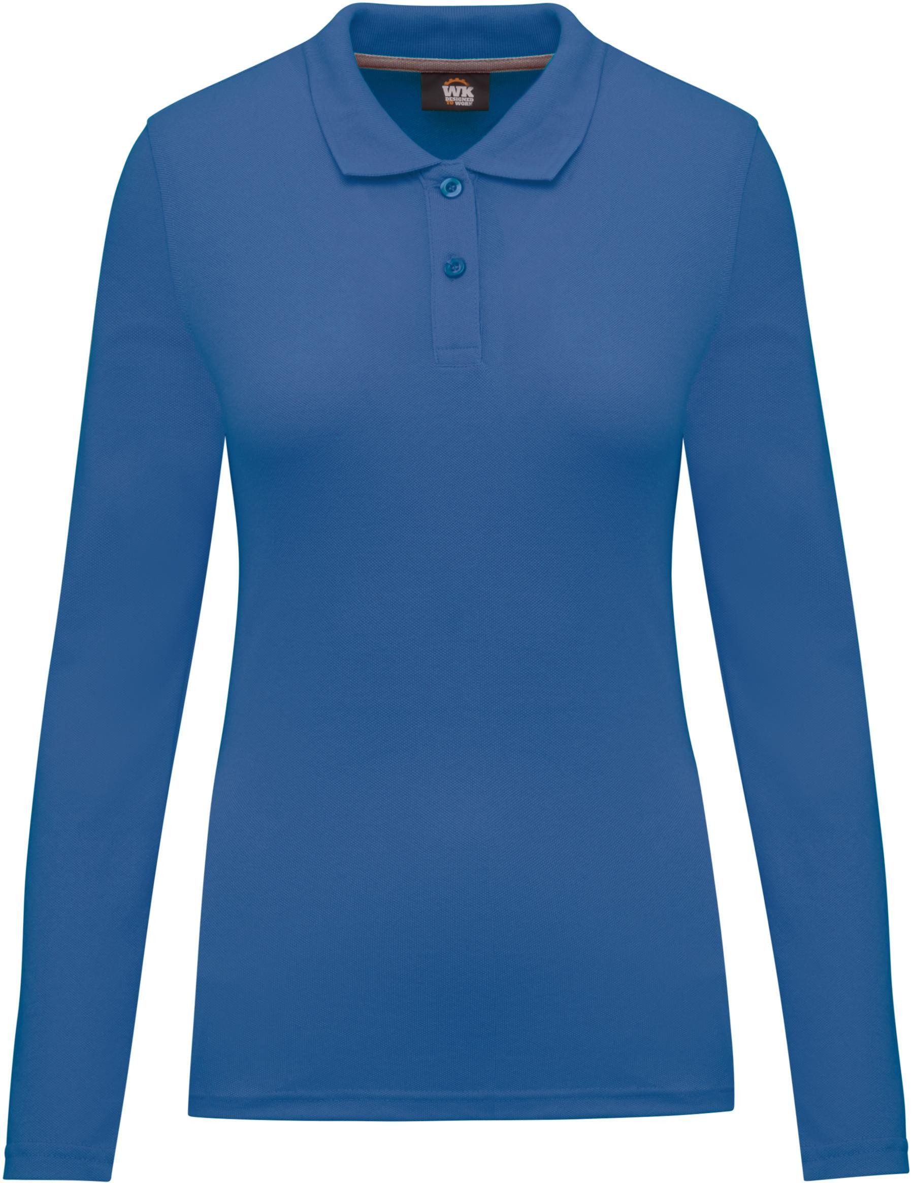 WK. Designed To Work Langarm-Poloshirt Langarm-Polohemd für Damen günstig online kaufen