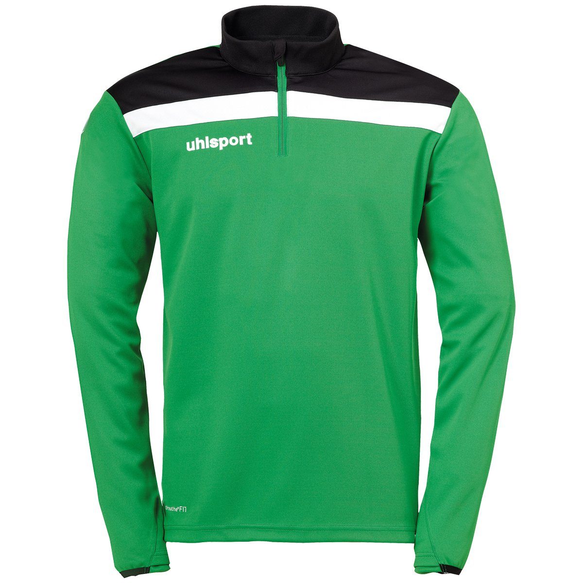 uhlsport Trainingspullover uhlsport 1/4 ZIP TOP OFFENSE 23 grün/schwarz/weiß