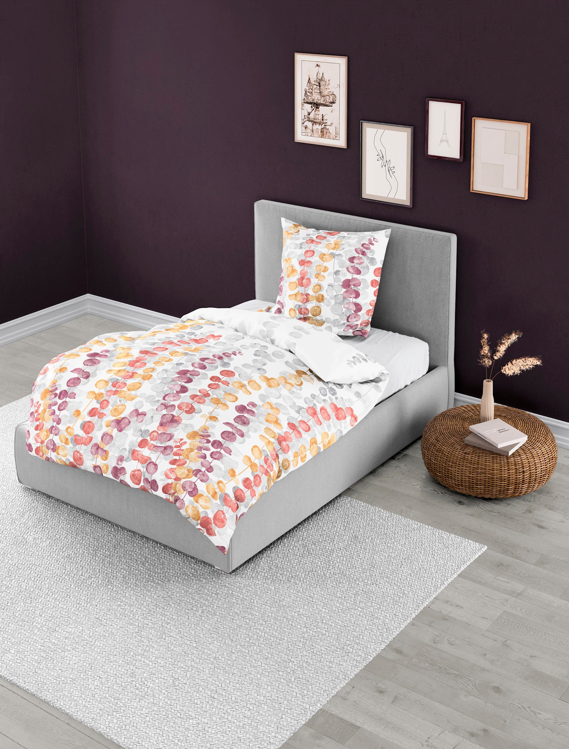 BIERBAUM Bettwäsche 3975, Mako-Satin, 2 teilig, günstig online kaufen