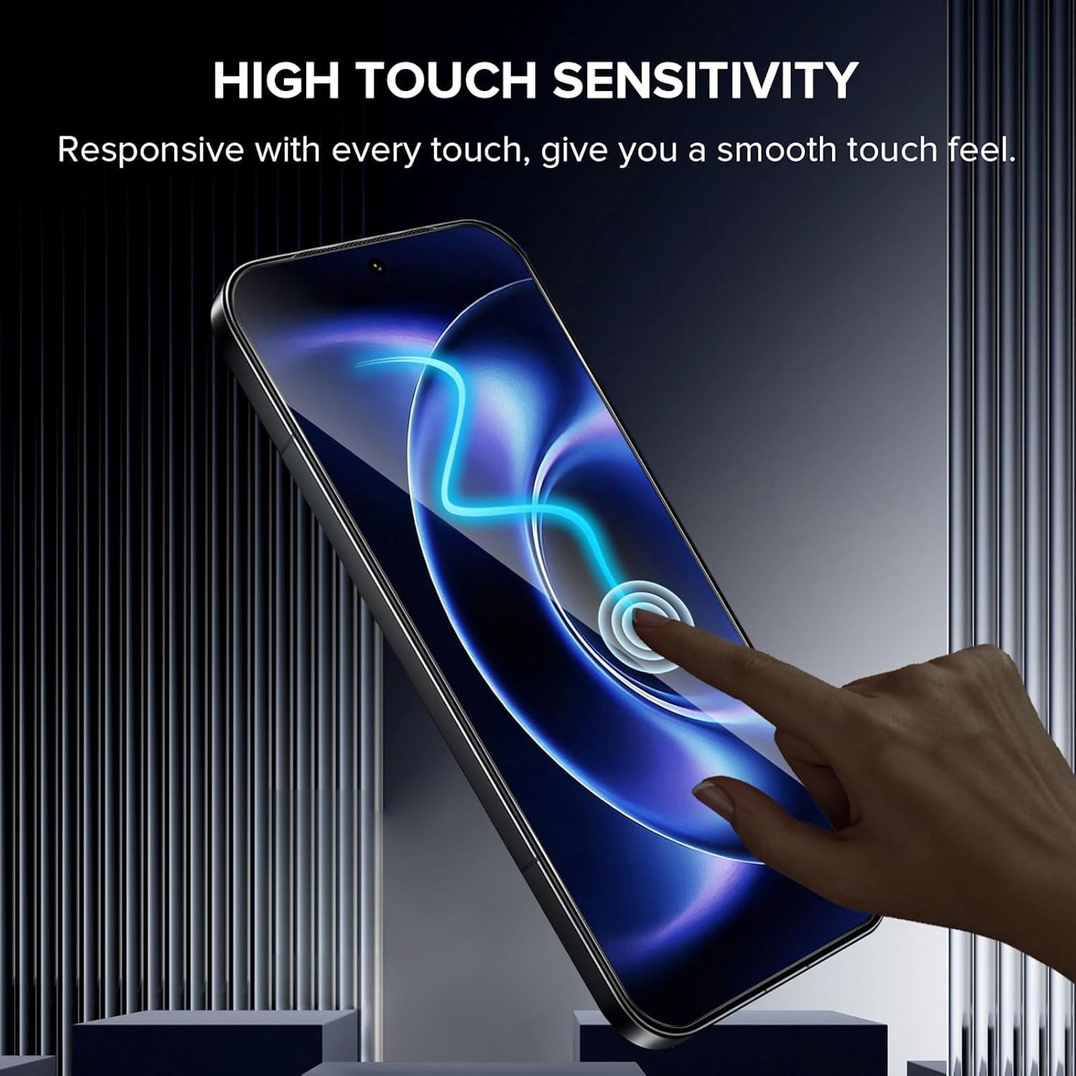 Wigento Displayschutzglas Easy Install für Xiaomi Poco X8 Pro Max Montage 3D H9 Schutz Hartglas für Xiaomi Poco X8 Pro Max, Selbstmontage Ausrichtungsgehäuse – Bild 5 von 5
