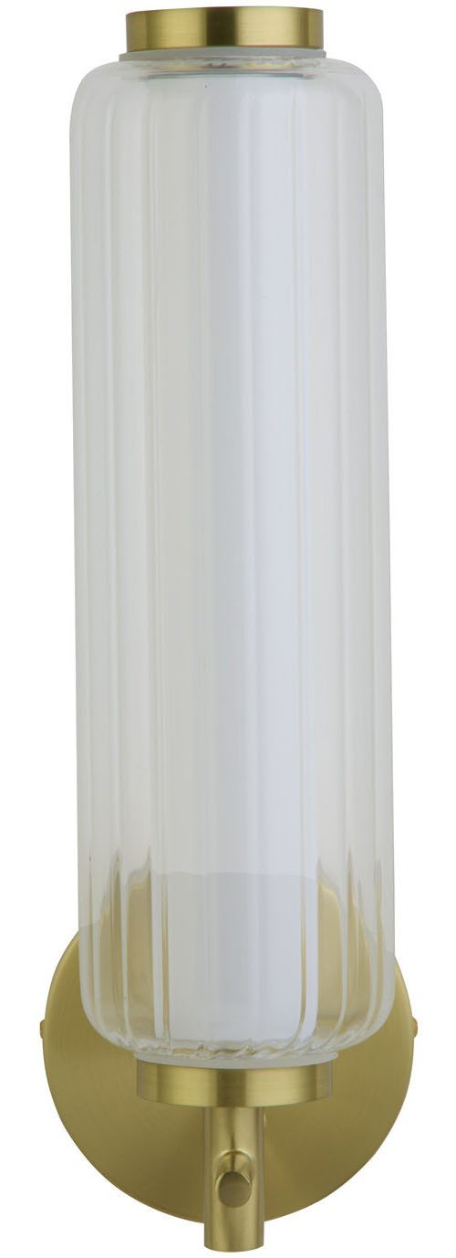 Searchlight LED Wandleuchte Mod-LED-Wandleuchte, Satiniertes Messing, Opalacryl, LED fest integriert