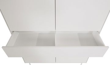 LeGer Home by Lena Gercke Highboard Essentials, Höhe: 144cm, MDF lackiert, Push-to-open-Funktion
