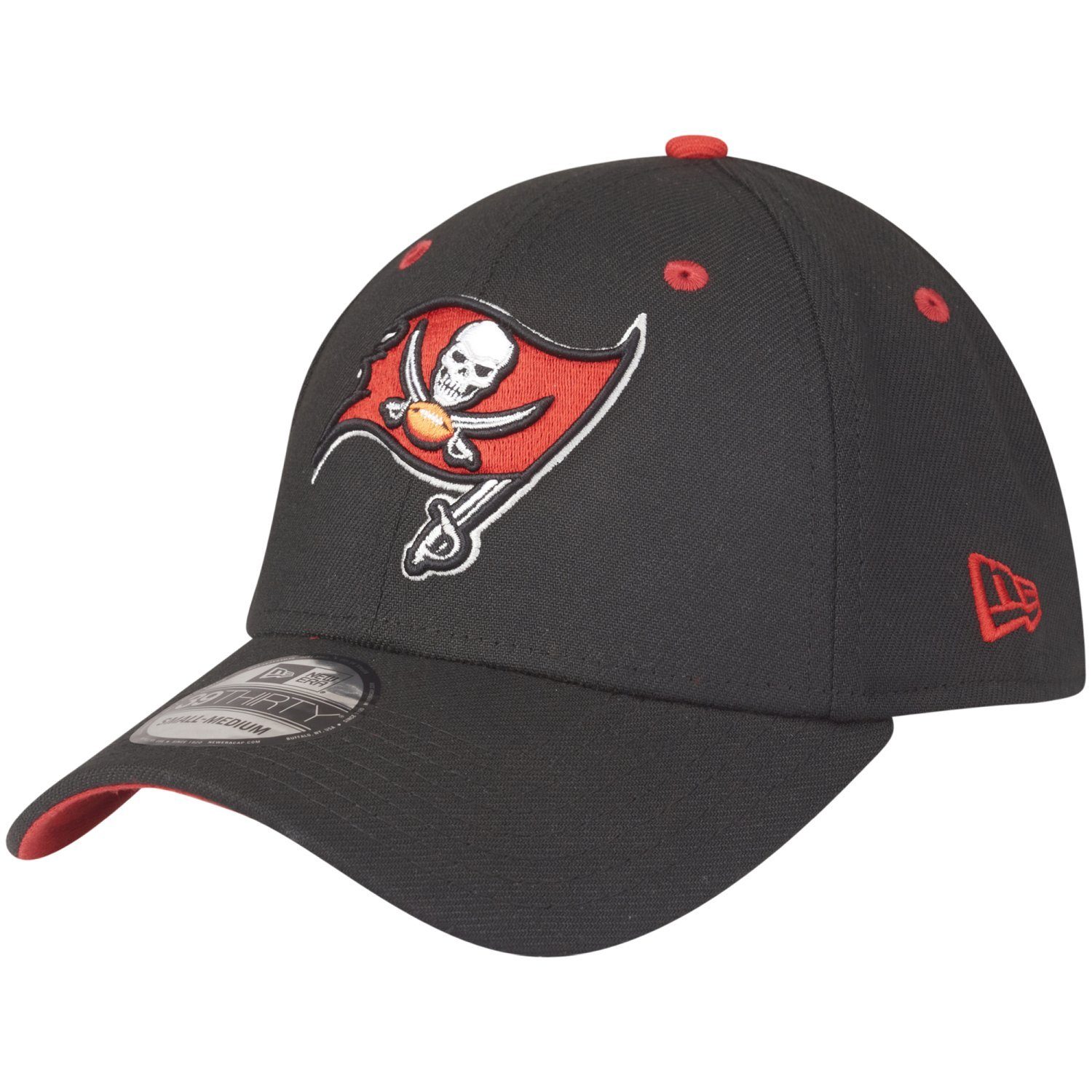 Era Schwarz Flex Tampa Bay 39Thirty Buccaneers StretchFit Cap New NFL