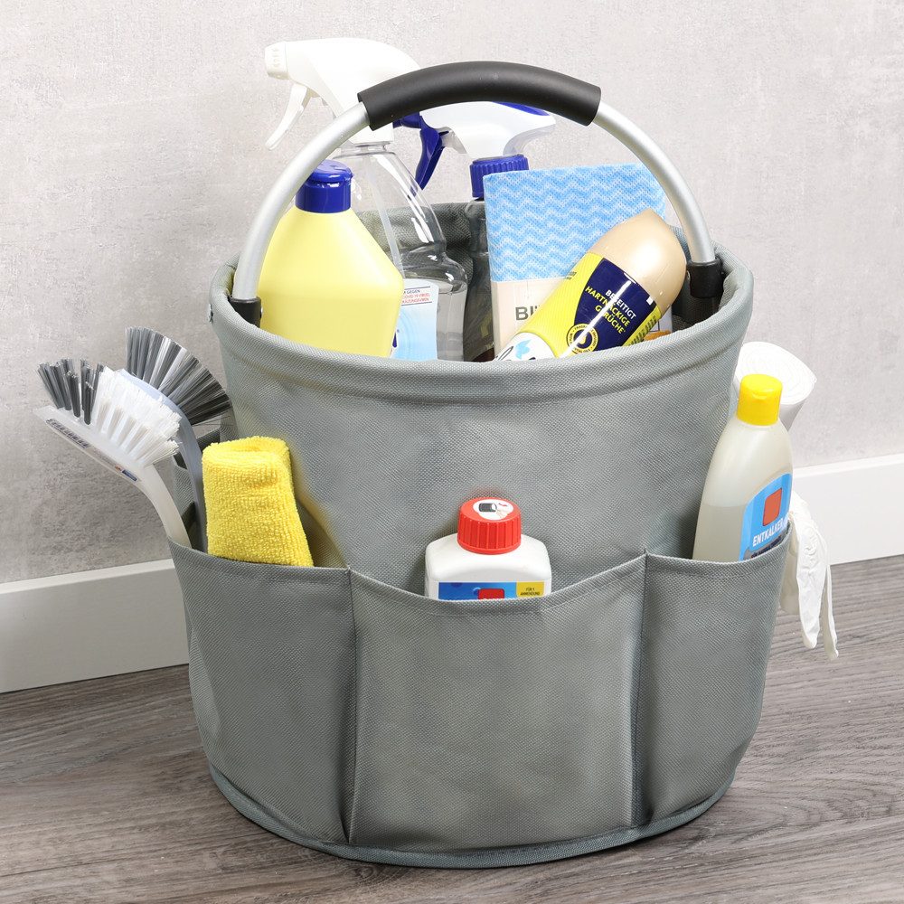 KESPER® Aufbewahrungskorb Universal Reinigungs-Caddy (1 St), 1 großes Fach und 6 Außentaschen, mit Tragegriff