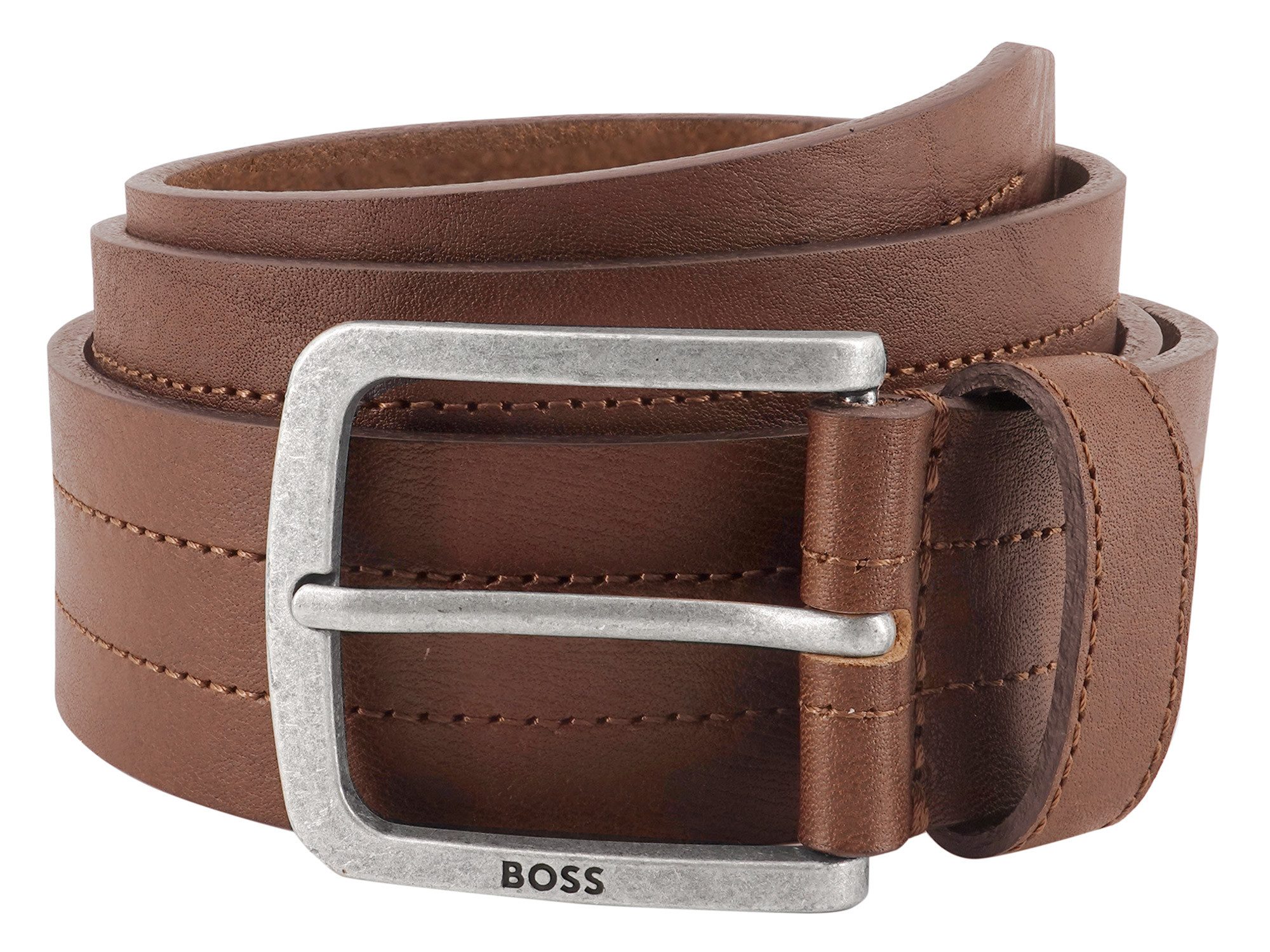 Ledergürtel Herren-LederJor Medium Braun