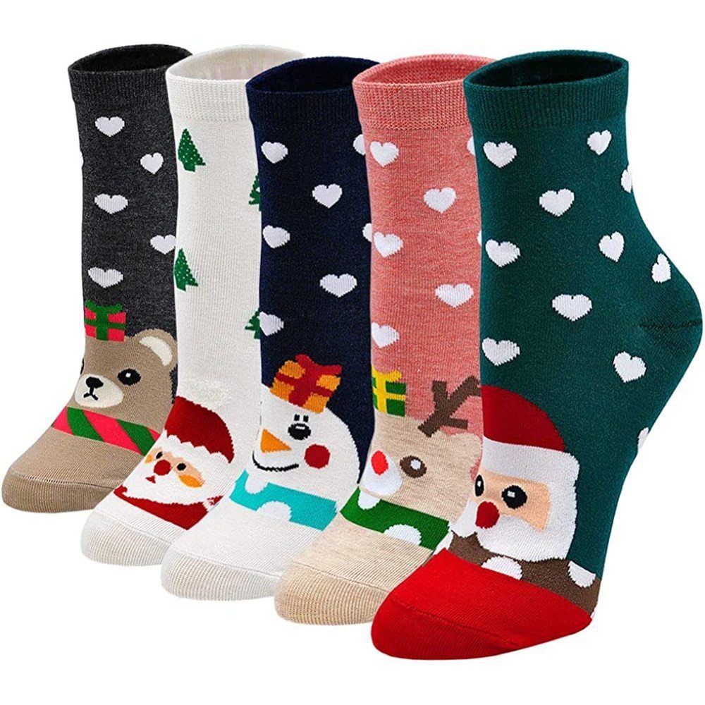 NEOLA Winter Socken Flauschige Socken Pantoffel Socken Bettsocke Cartoon Muster Soft Warm Cute Tolles Geschenk für Damen One Size 