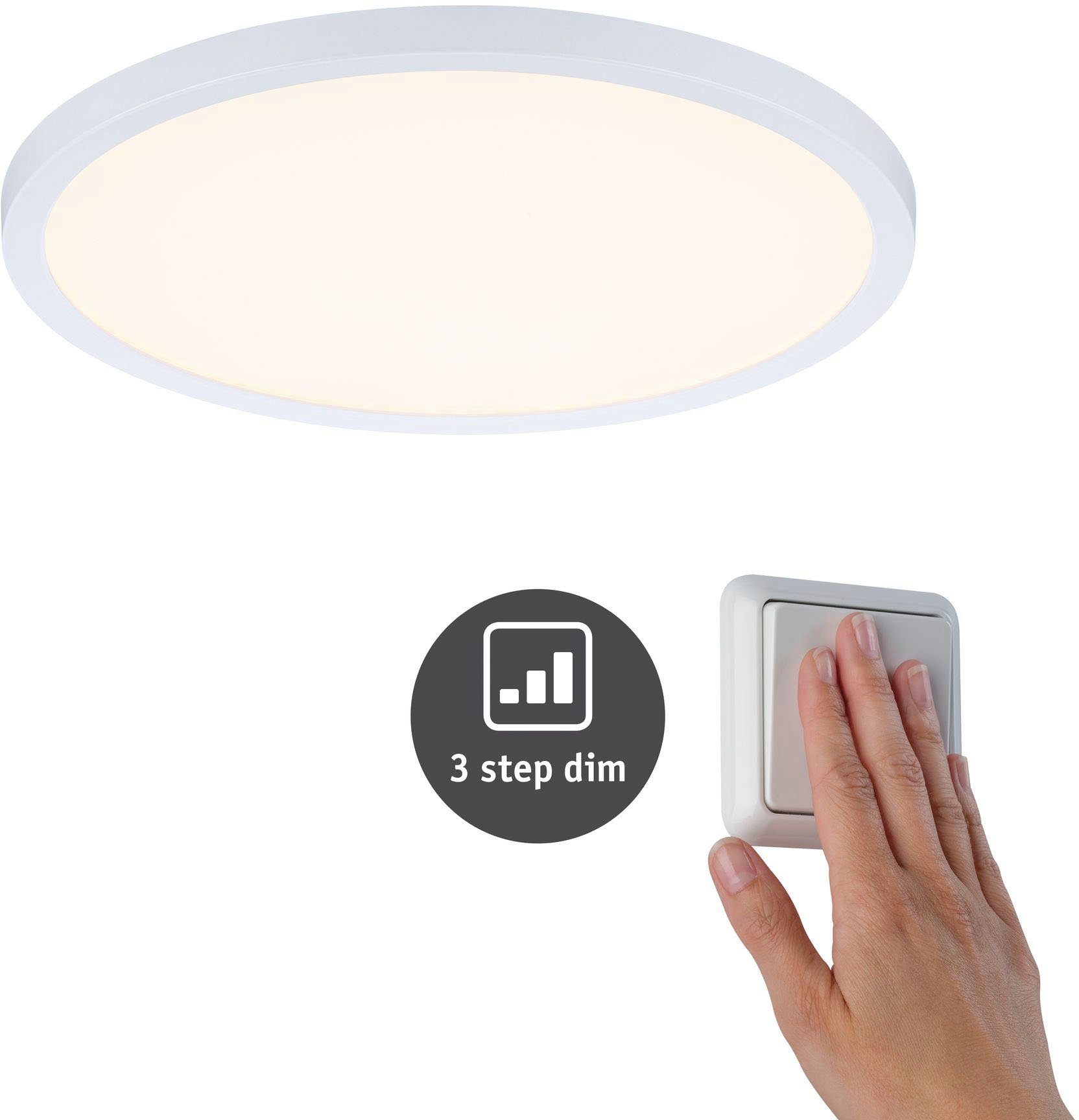 LED Einbauleuchte Warmweiß, mehrere integriert, Helligkeitsstufen, LED Paulmann LED-Modul, 3-Stufen-dimmbar Areo, fest