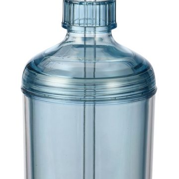 bremermann Thermobecher Thermobecher mit integriertem Trinkhalm, 450 ml Inhalt, blau