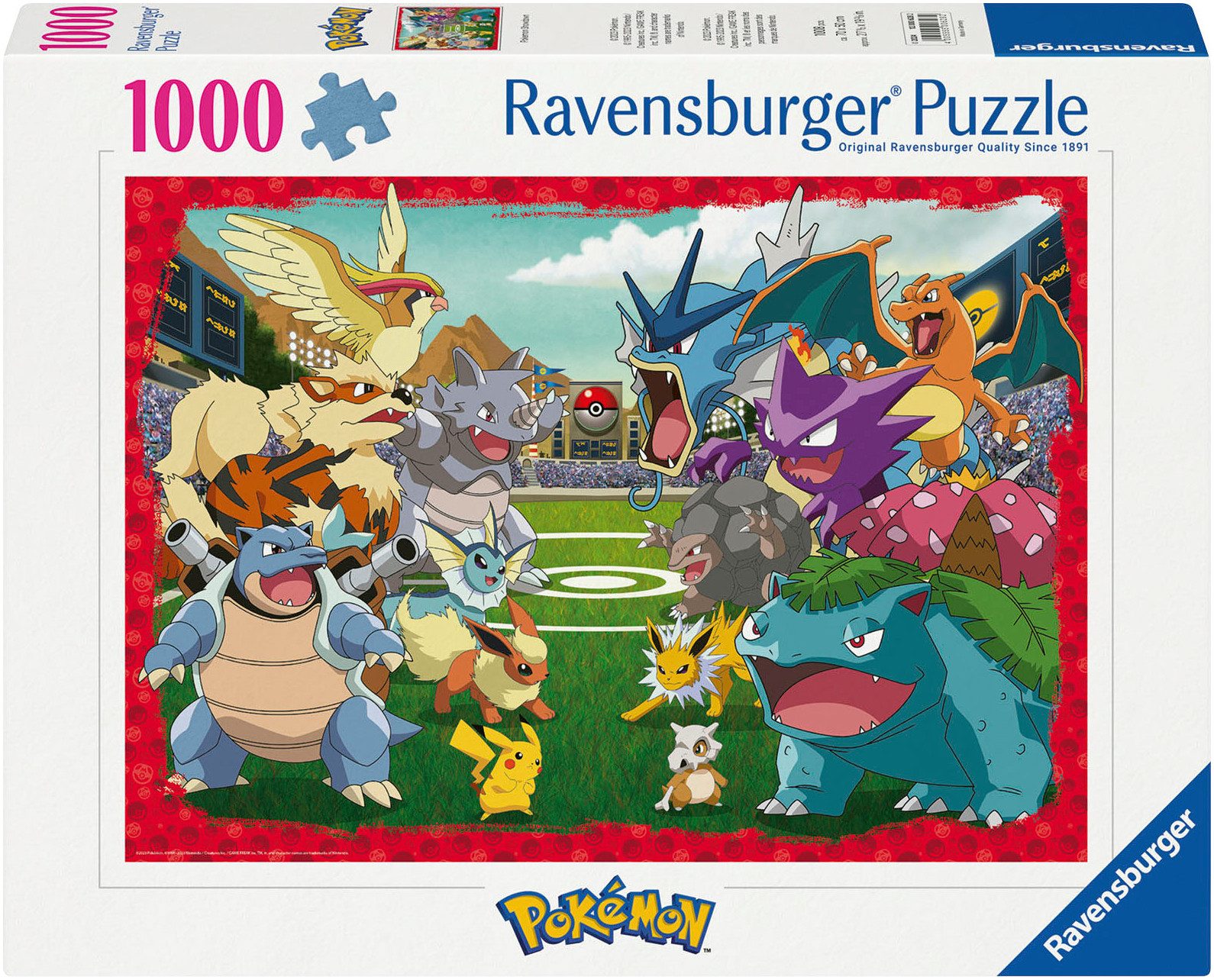 Ravensburger Puzzle Pokémon Kräftemessen, 1000 Puzzleteile, günstig online kaufen
