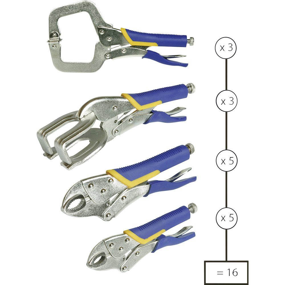 Toparc Gripzangen-Set Gripzange Toparc 050266