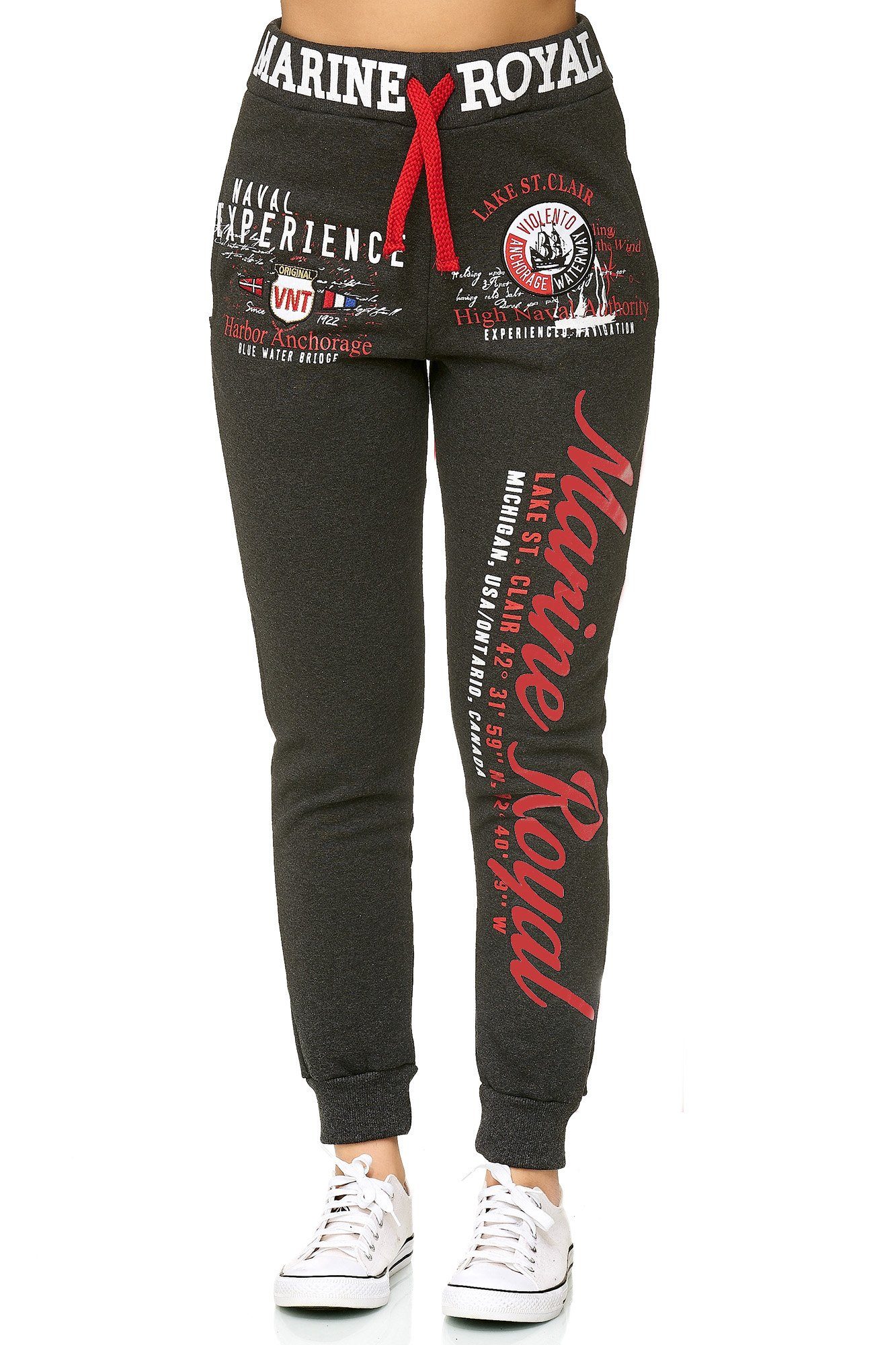 L.gonline Jogginghose Damen JoggingHOSE lang, Trainingshose Baumwolle, Spor günstig online kaufen