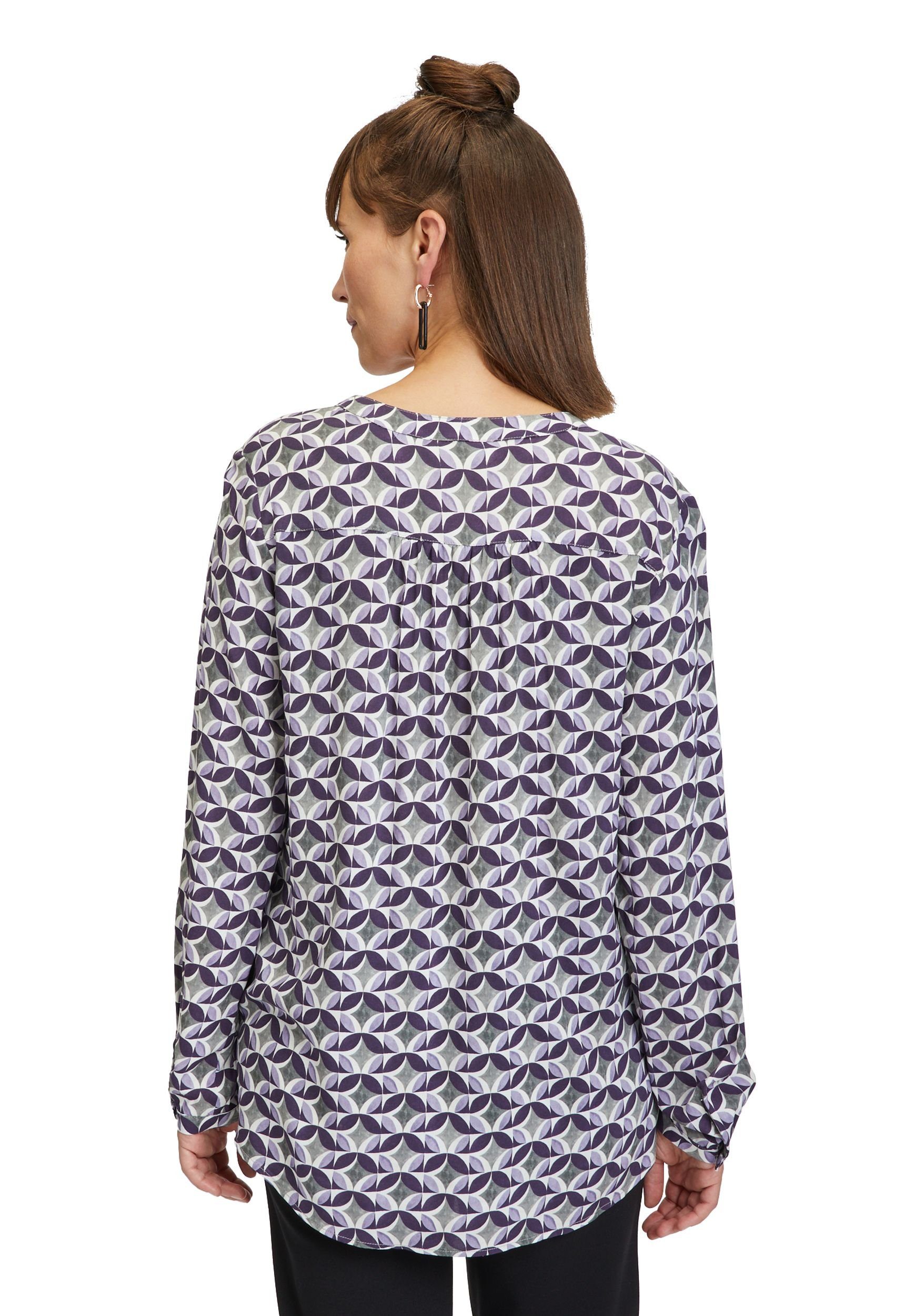 Cartoon Druckbluse Casual-Bluse