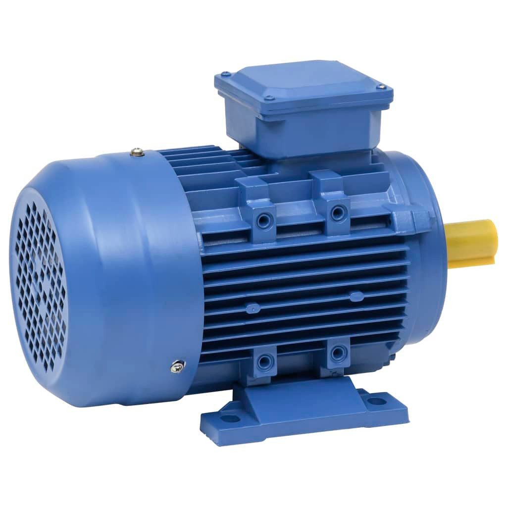 vidaXL Rollomotor 3-Phasen-Elektromotor Aluminium 1,5 kW 2 PS 2-Polig 2840 U/min, (1 St)