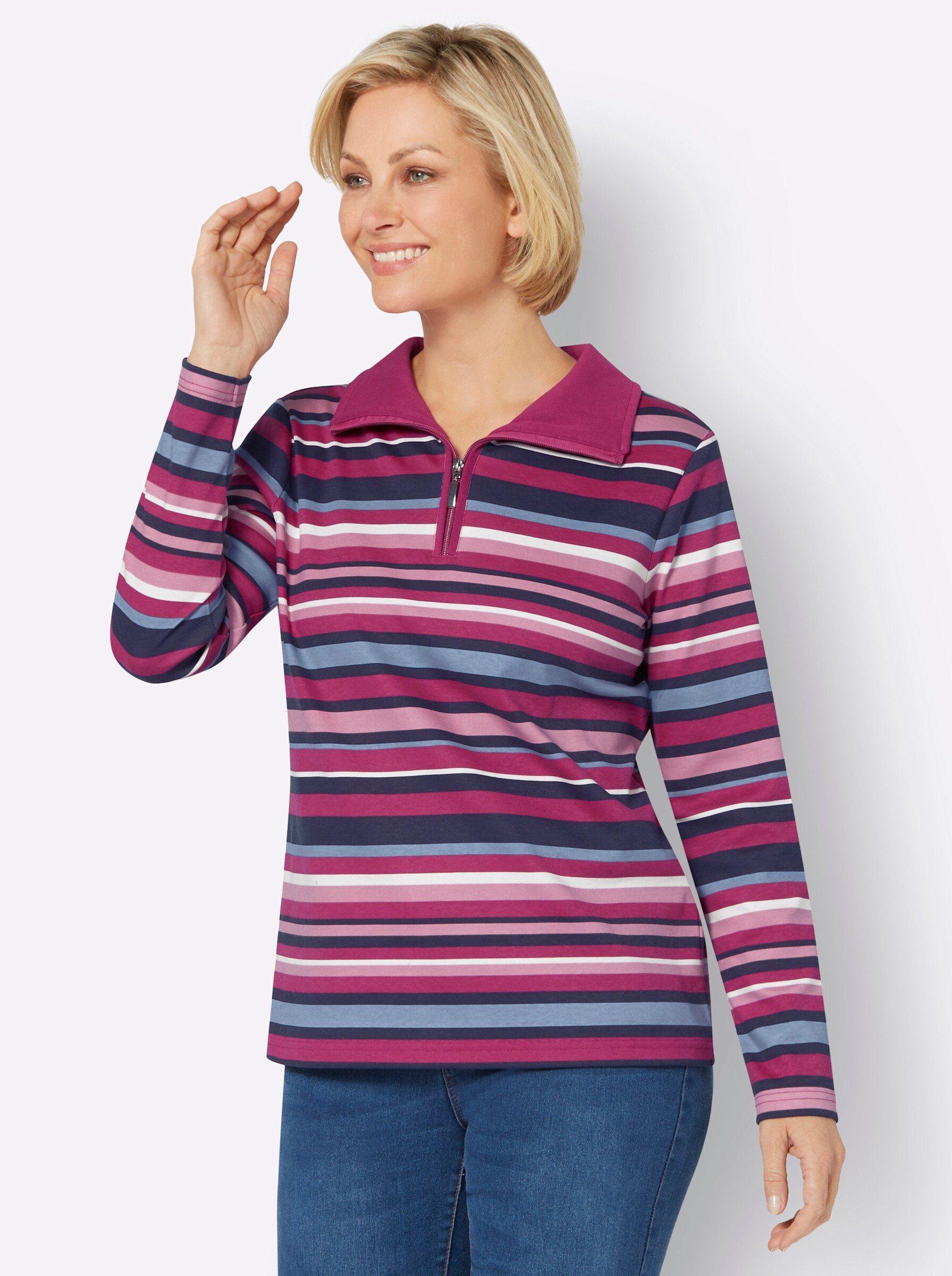 Sieh an! Sweater Sweatshirt Langarm günstig online kaufen