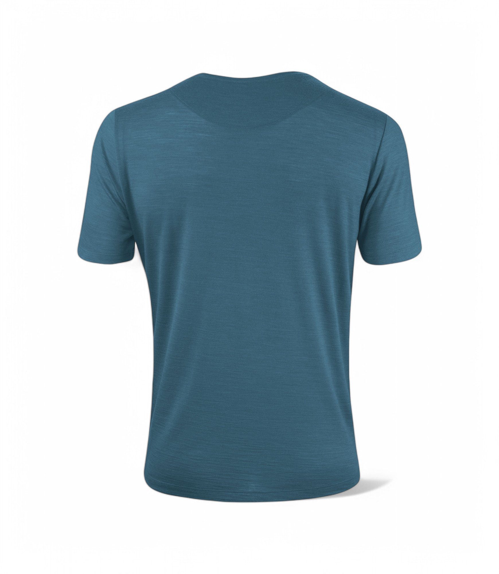 Löffler T-Shirt Wander-/Freizeit Merino-Tencel (Merinowolle, atmungsaktiv) petrolblau