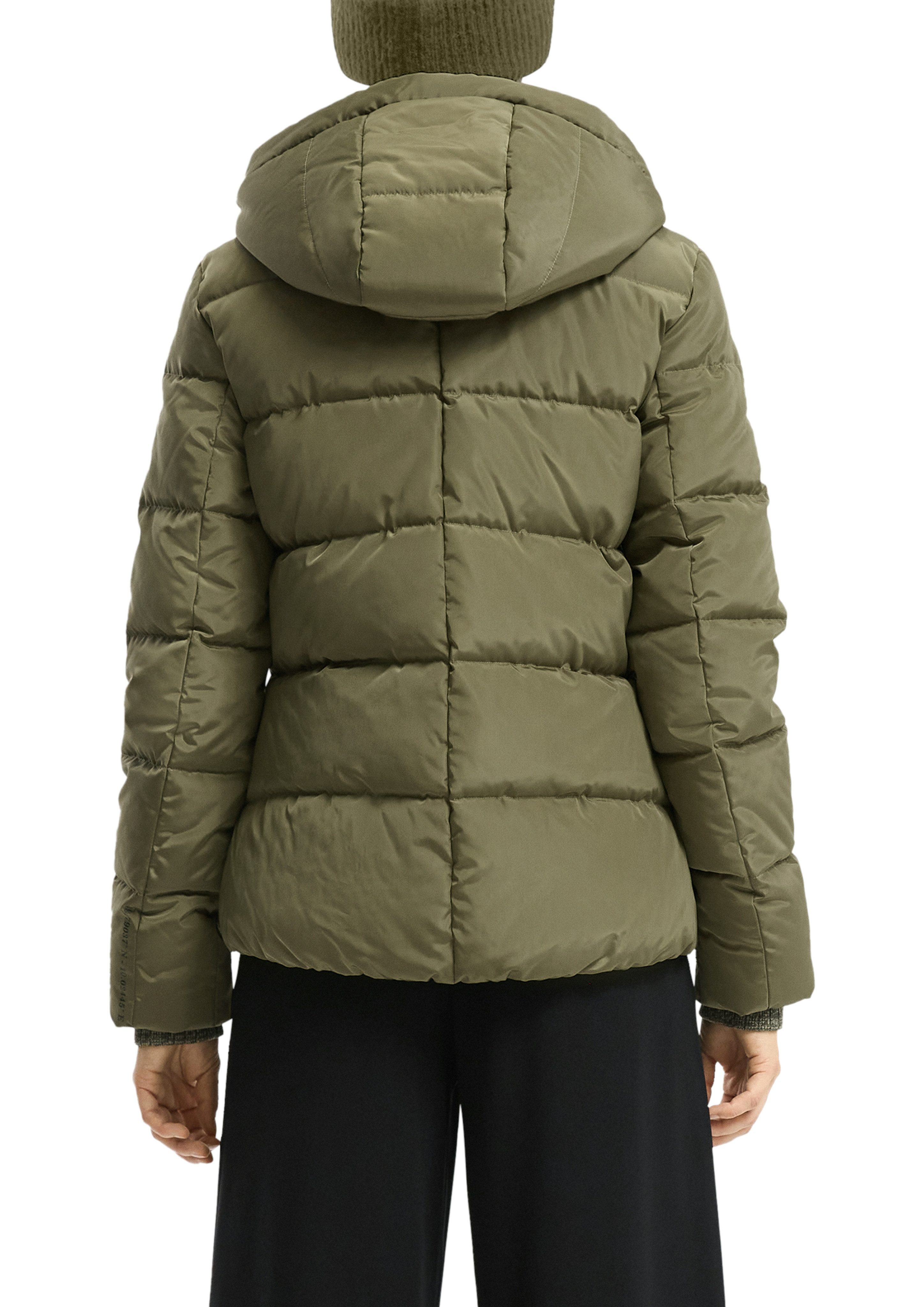 QS Steppjacke mit Kapuze günstig online kaufen
