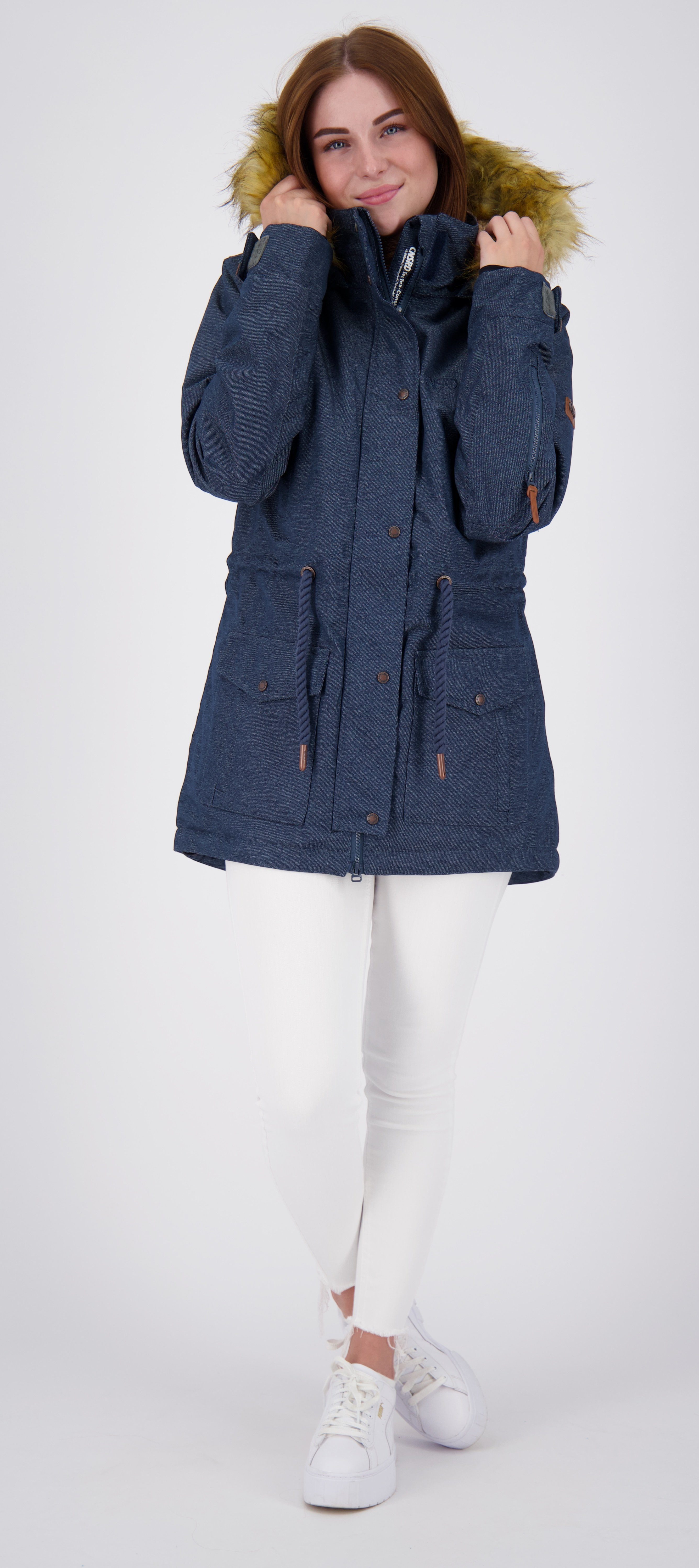 CNSRD Funktionsparka FLORA II COAT CS mit hochschließendem Kragen und Kapuze
