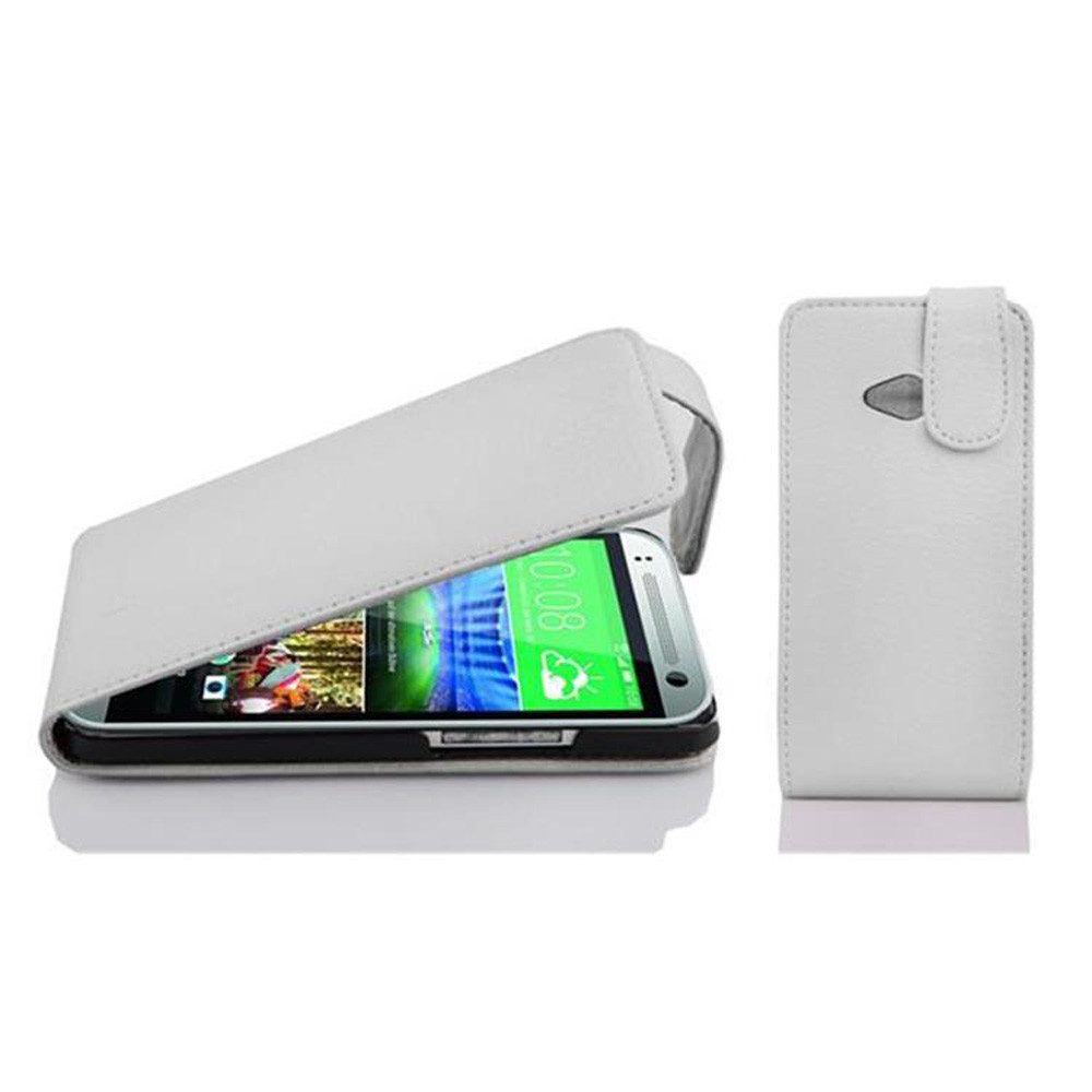 Cadorabo Handyhülle für HTC ONE M8 MINI Hülle HTC ONE M8 MINI, Handy Schutzhülle, Klappbare Hülle, Kunstleder mit Magnetverschluss
