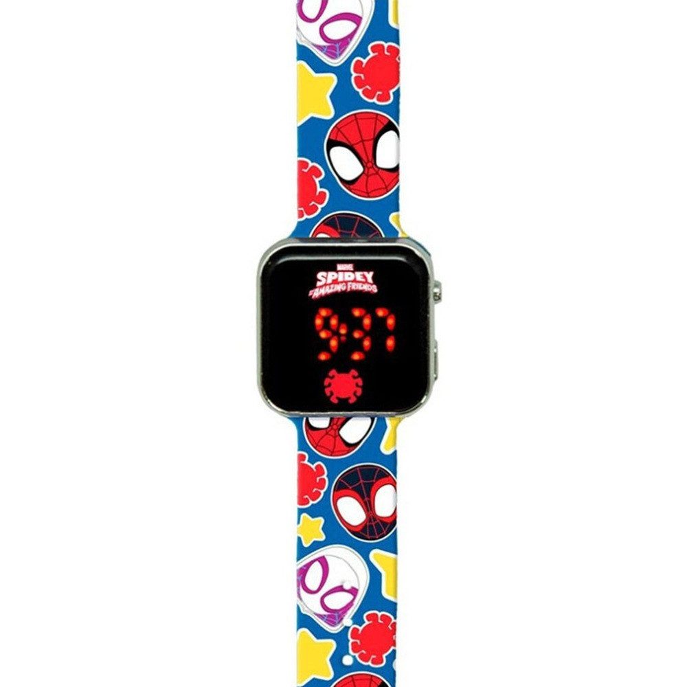 Spiderman Digitaluhr Spiderman Spidey digitale LED-Uhr für Kinder, (1-tlg)