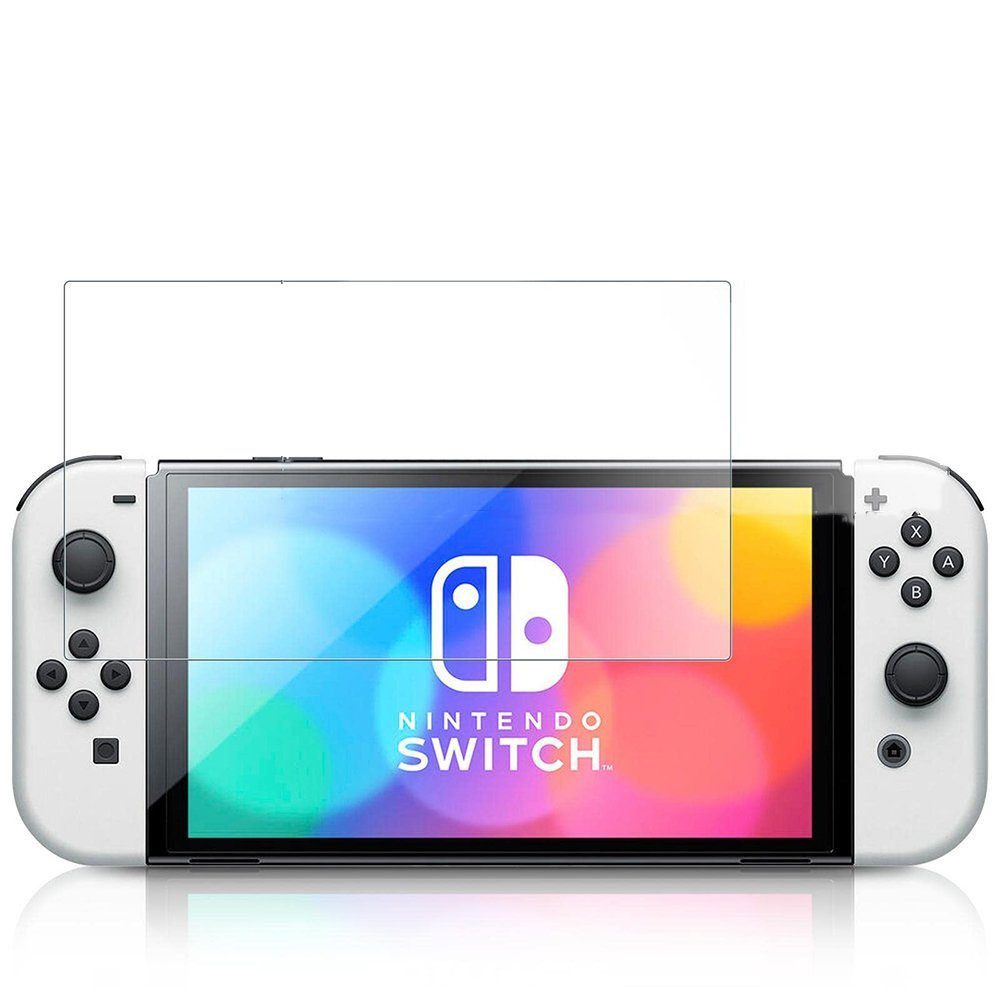 Schutzfolie für Nintendo Switch (OLED Modell),Displayschutzfolie Zubehör Nintendo