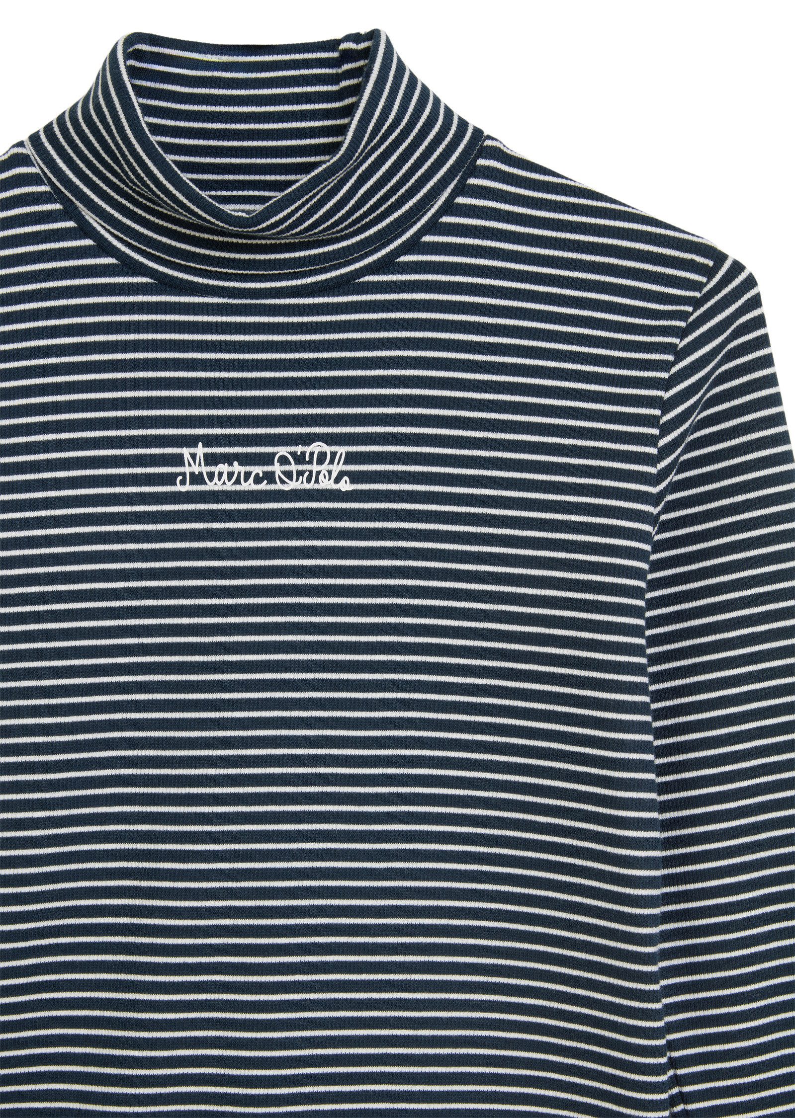 Marc O'Polo Langarmshirt mit feiner Rippstruktur günstig online kaufen