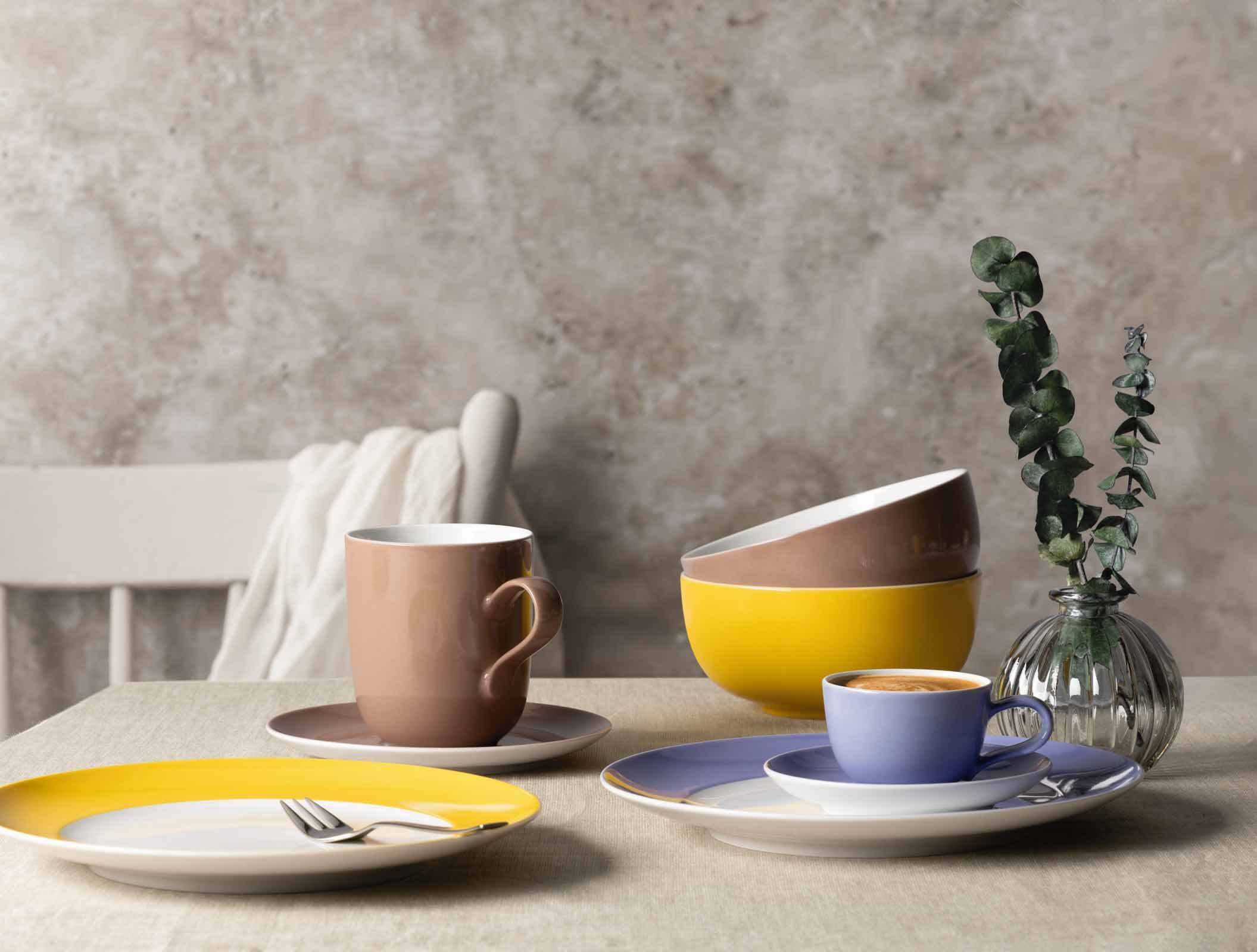 Seltmann Weiden Tafelservice Liberty Pure Colors Tafelservice 12er Set (12-tlg), 6 Personen, Porzellan