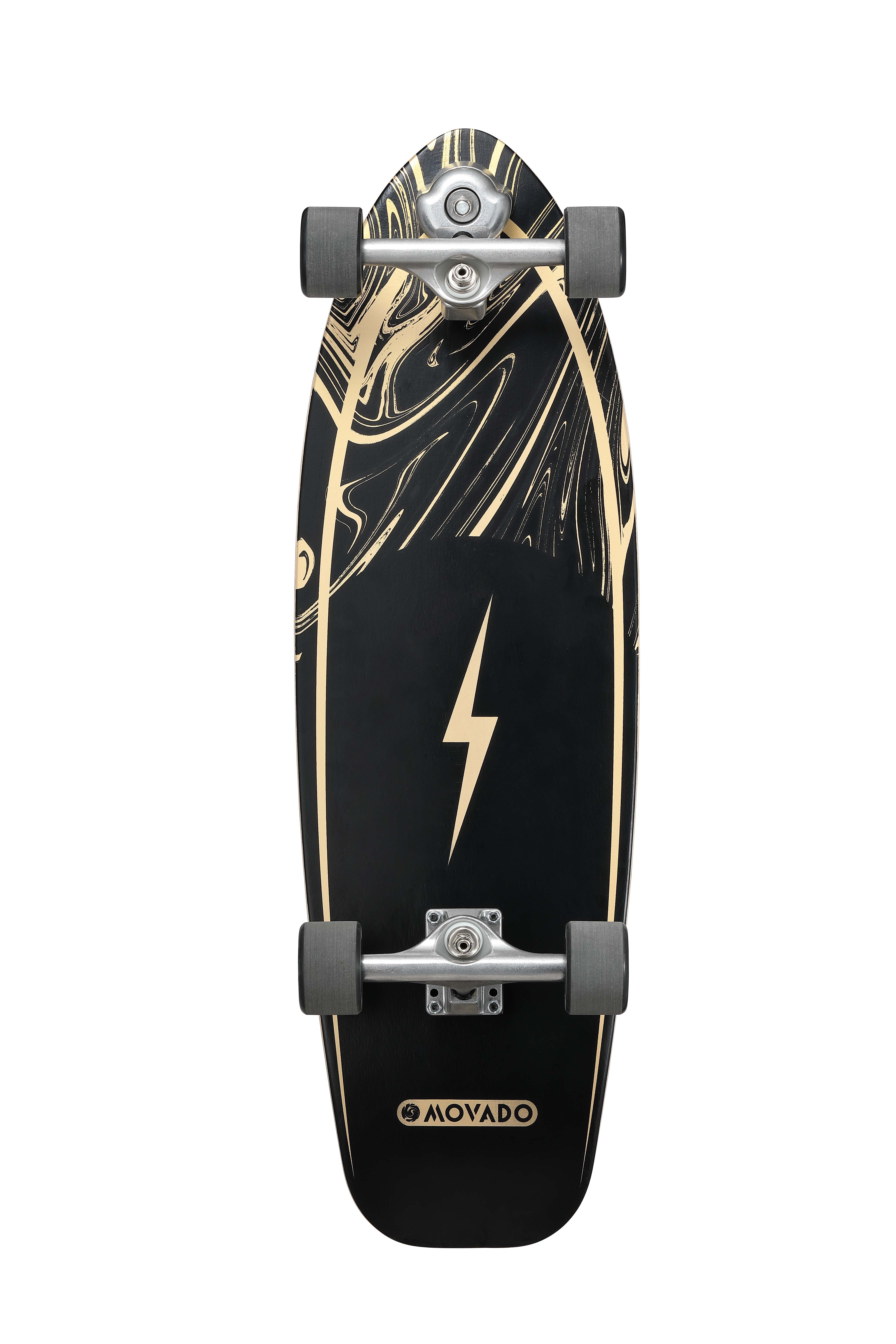 Bikestar Skateboard Longboard, ab 8 Jahre, ab 125 cm, Jungen, Mädchen, 65mm Rollen, Ahornholz, ABEC-9 Kugellager, 78A Rollenhärte, bis 100 kg