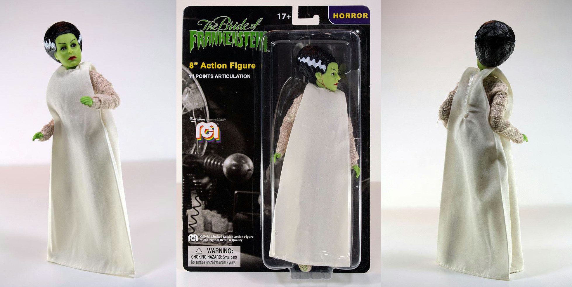 Mego Actionfigur MEGO HORROR BRIDE OF FRANKENSTEIN 20 cm ACTIONFIGUR