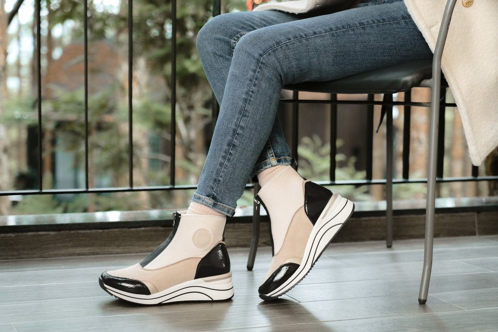 Remonte Keilsneaker Casual-Boots, Stiefelette, Plateauboots mit Lite´n Soft Ausstattung