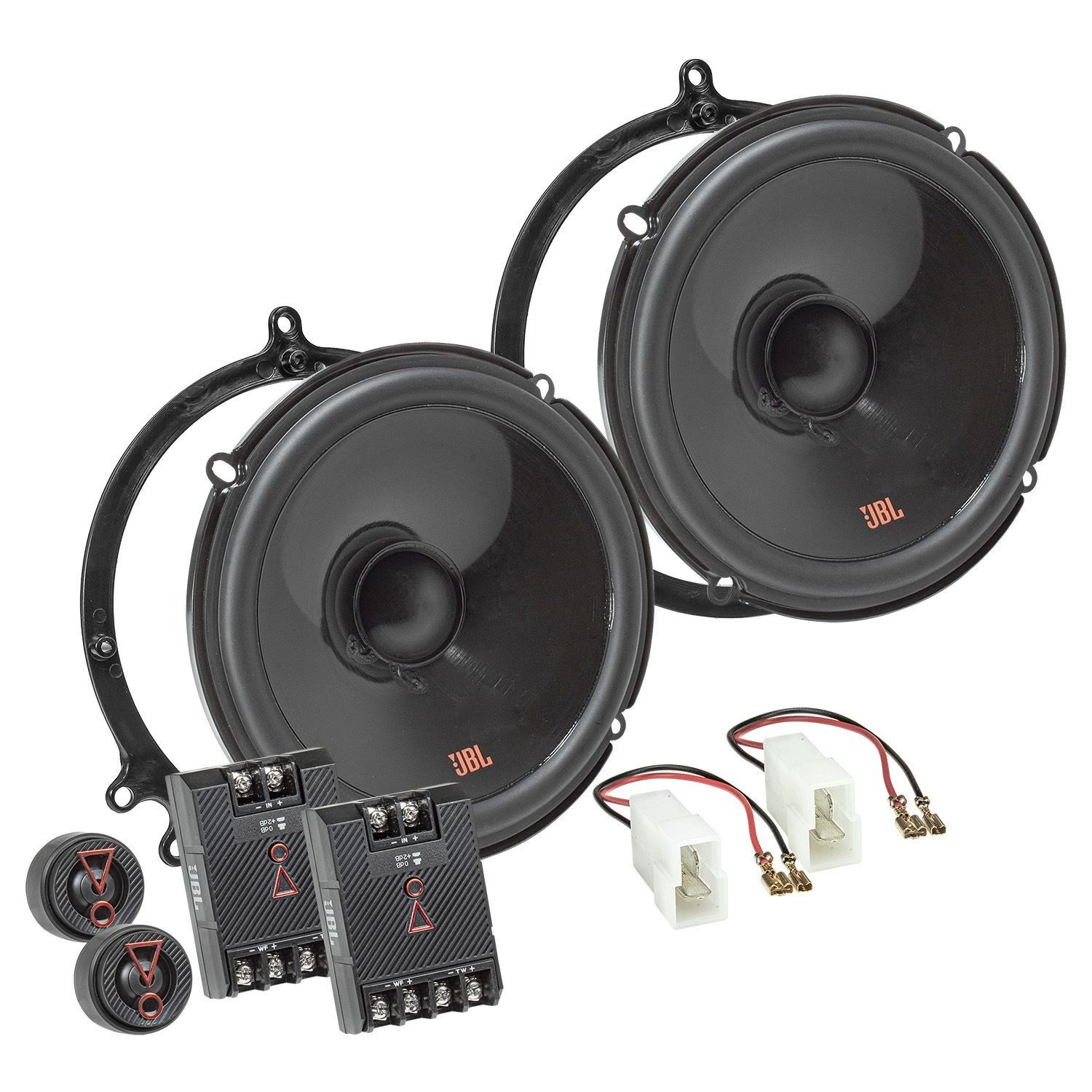 tomzz Audio JBL Stage3 607CF Set passt für Audi A6 C5 C6 A3 A4 Tür hinten Auto-Lautsprecher
