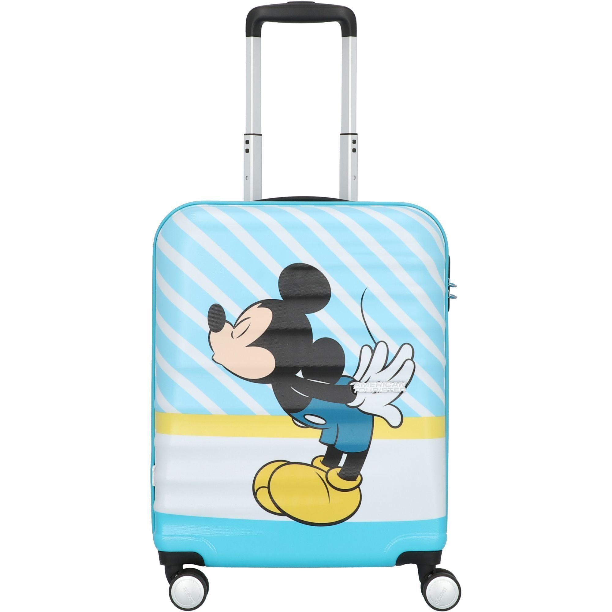 American 4 Rollen, ABS Wavebreaker, mickey blue kiss Tourister® Handgepäck-Trolley