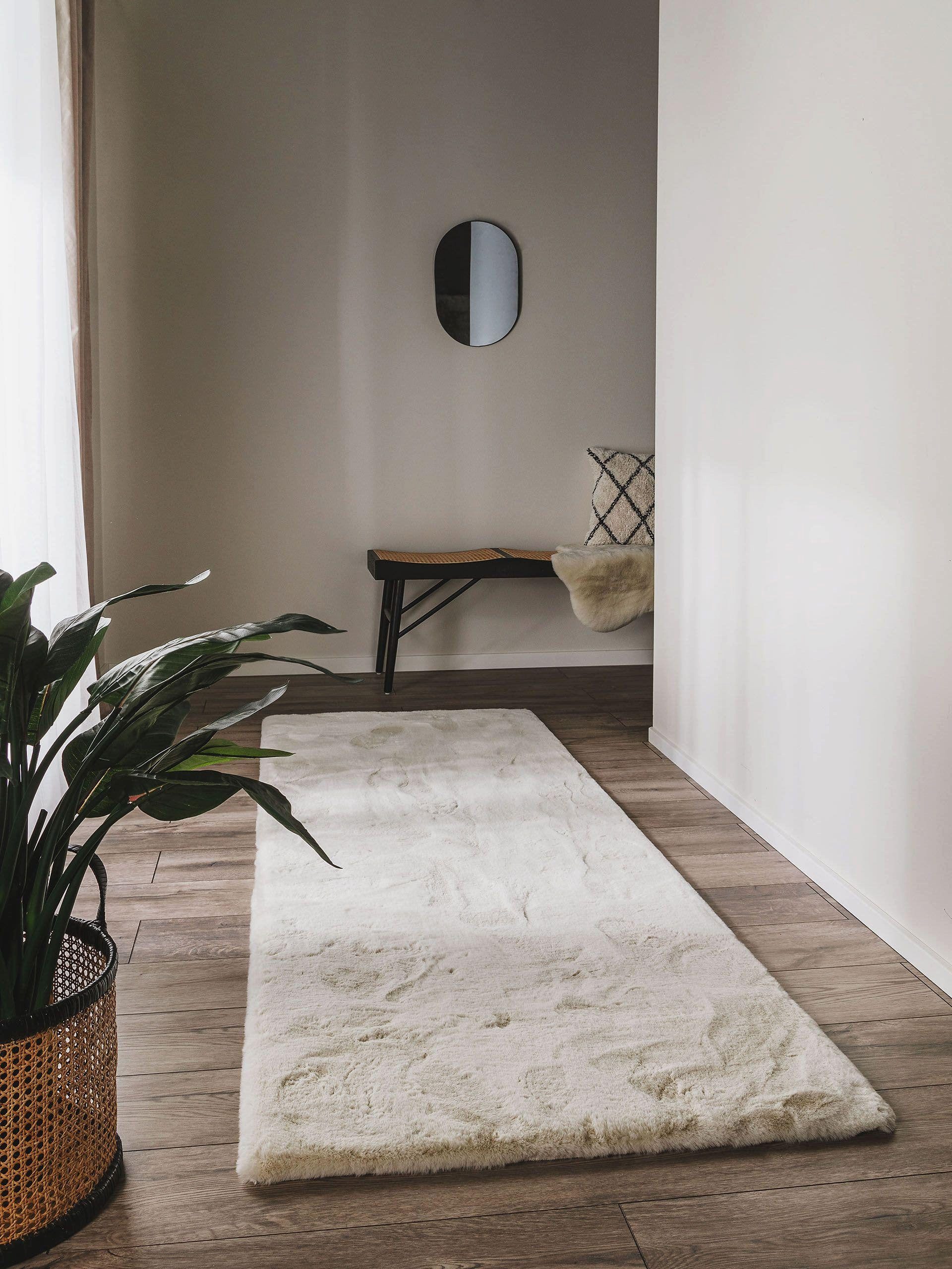 benuta Fellteppich Dave, rechteckig, Höhe: 21 mm, Kunstfaser, Berber, Ethno günstig online kaufen