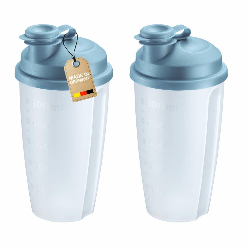 WESTMARK Dressing Shaker Mess-Skala, herausnehmbarer Mixscheibe & verschließbarem Ausgießer, PP, PE, Made in Germany, BPA-frei, spülmaschinengeeignet