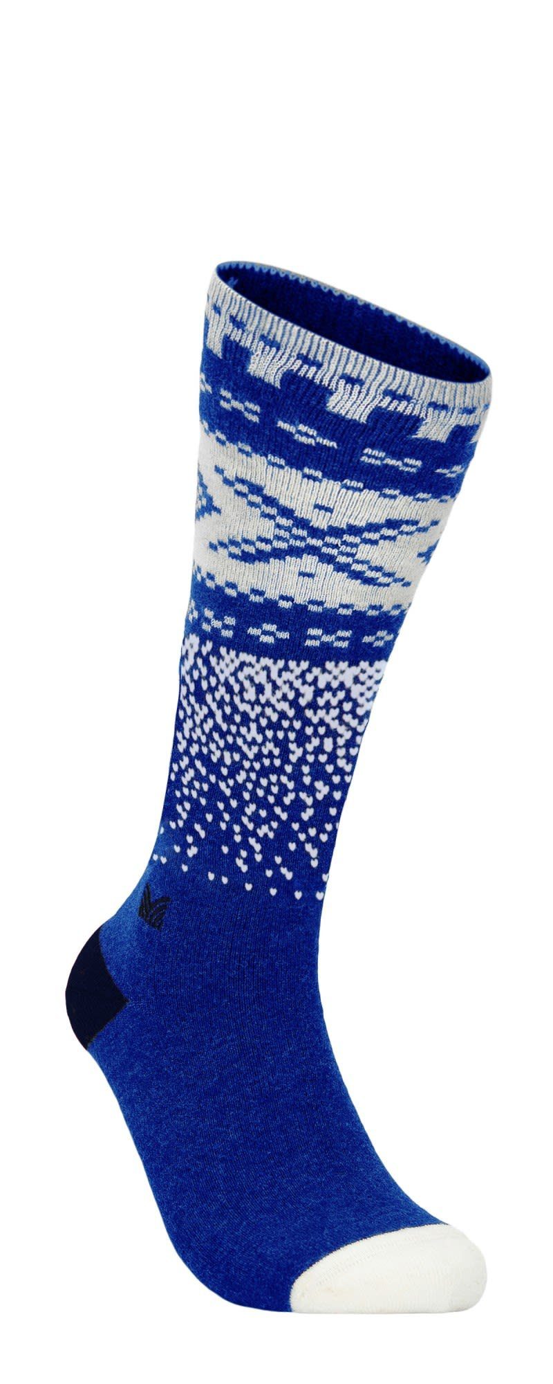 Dale of Norway Thermosocken Offwhite - Navy High Cortina Socks Of Dale Ultramarine Norway 