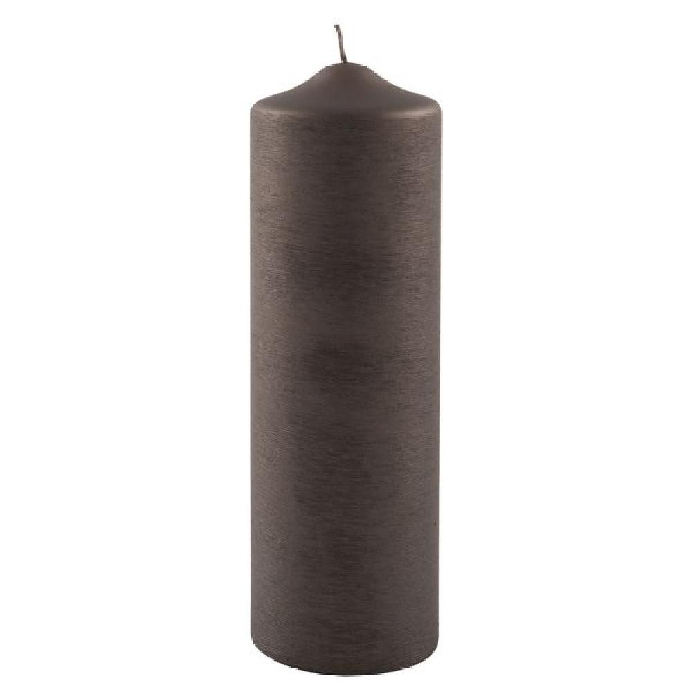 Fink Tafelkerze Stumpenkerze Metallic Mocca (25cm)