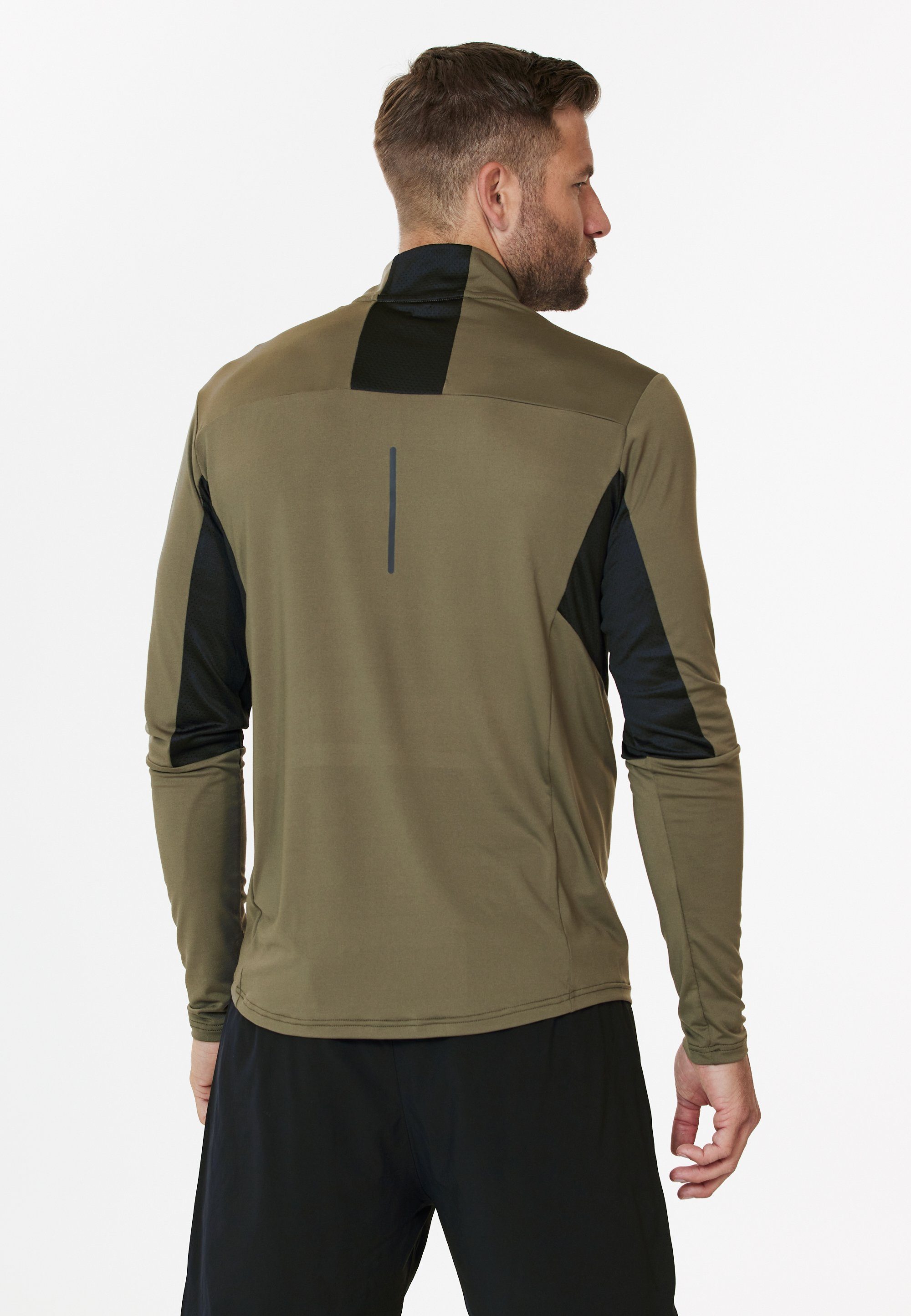 (1-tlg) Sportausstattung mit braun hochwertiger ENDURANCE Langarmshirt LANBARK