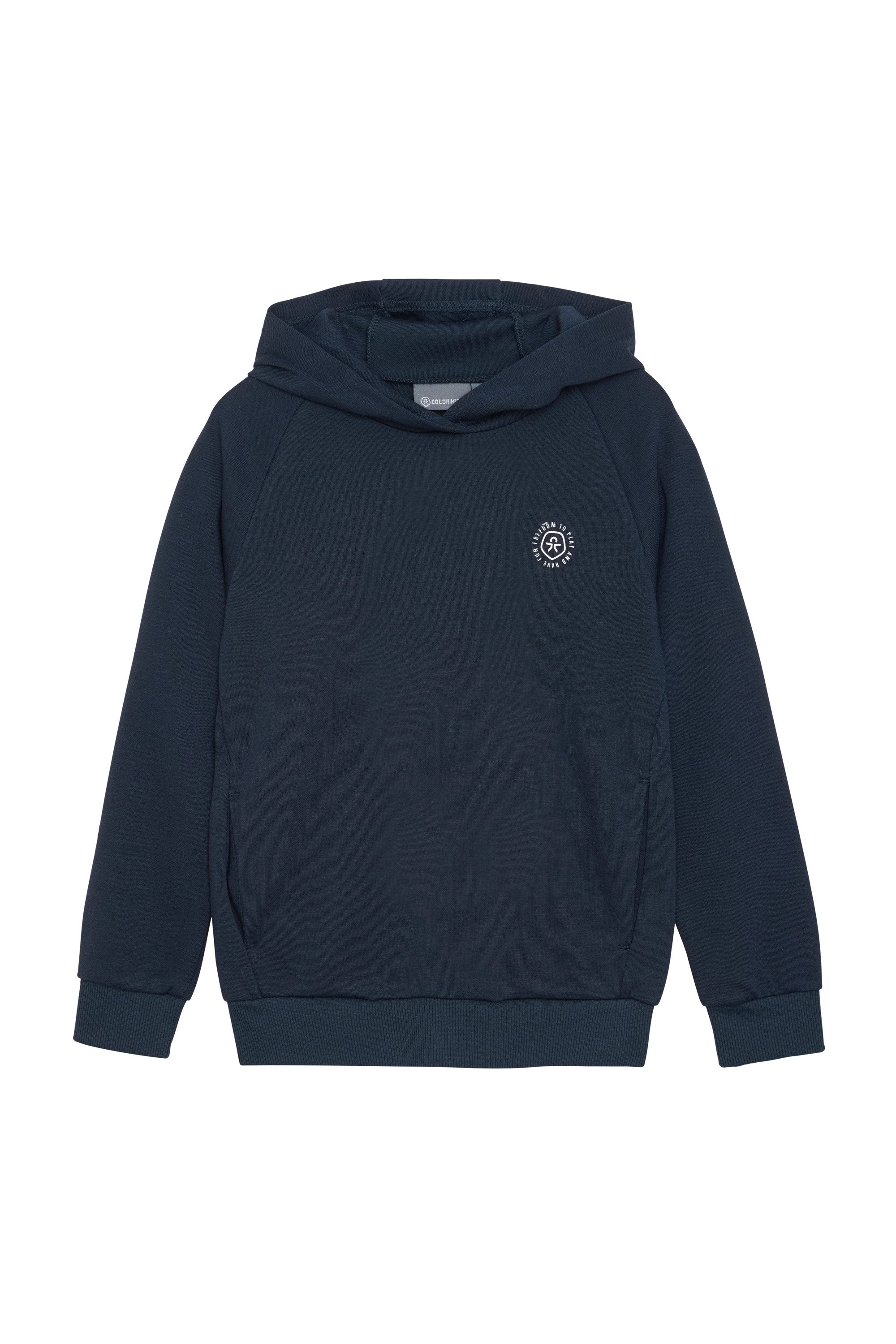 COLOR KIDS Kapuzenpullover COSweat Hoodie - Solid Kids Hoodie mit Eingriffstaschen