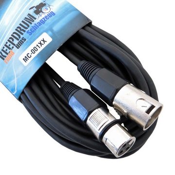 keepdrum MC-001XX Mikrofonkabel XLR 15m Audio-Kabel